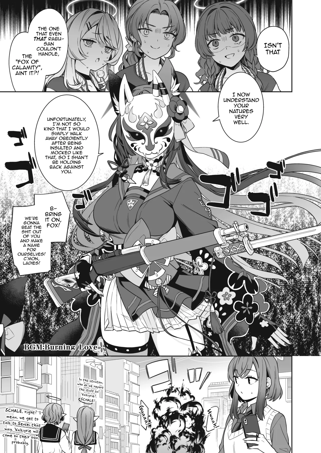 [NOMIYAGUMI (Ichinomiya)]Junjou Renjou Hatsujou Kitsune -3- | Pure♥Lovestruck♥Fox in Heat -3-(Blue Archive) [English] [mysterymeat3] [Digital] Page 6