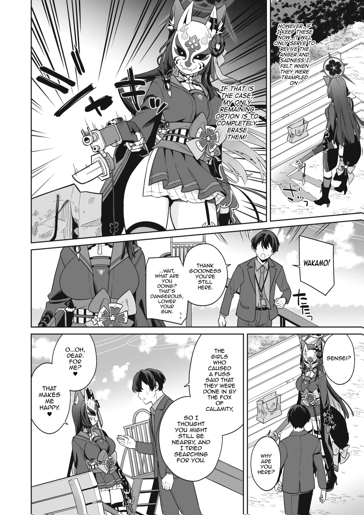 [NOMIYAGUMI (Ichinomiya)]Junjou Renjou Hatsujou Kitsune -3- | Pure♥Lovestruck♥Fox in Heat -3-(Blue Archive) [English] [mysterymeat3] [Digital] Page 9