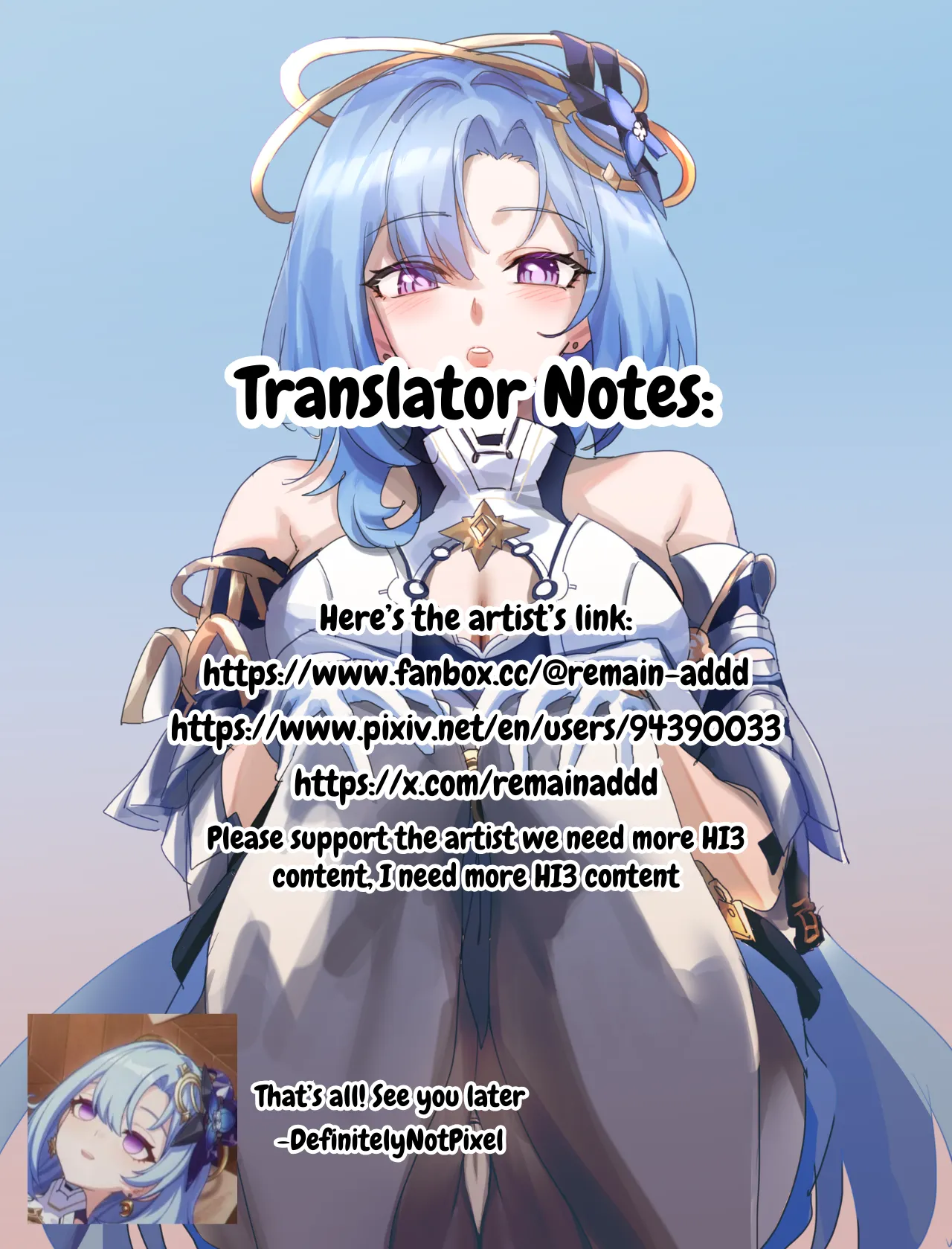Honkai Impact 3rd・Griseo (new outfit) R-18 doujin[English] [DefinitelyNotPixel] Page 10