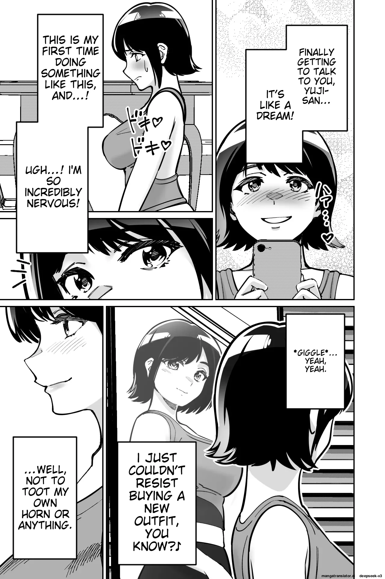 [Tokamosu]Saimin Pilates -Wakazuma, Online Lesson Koushi no Saiminjutsu ni Hamaru- | Hypnotic Pilates - A young wife gets hooked on the hypnosis of her online lesson instructor[English] Page 21