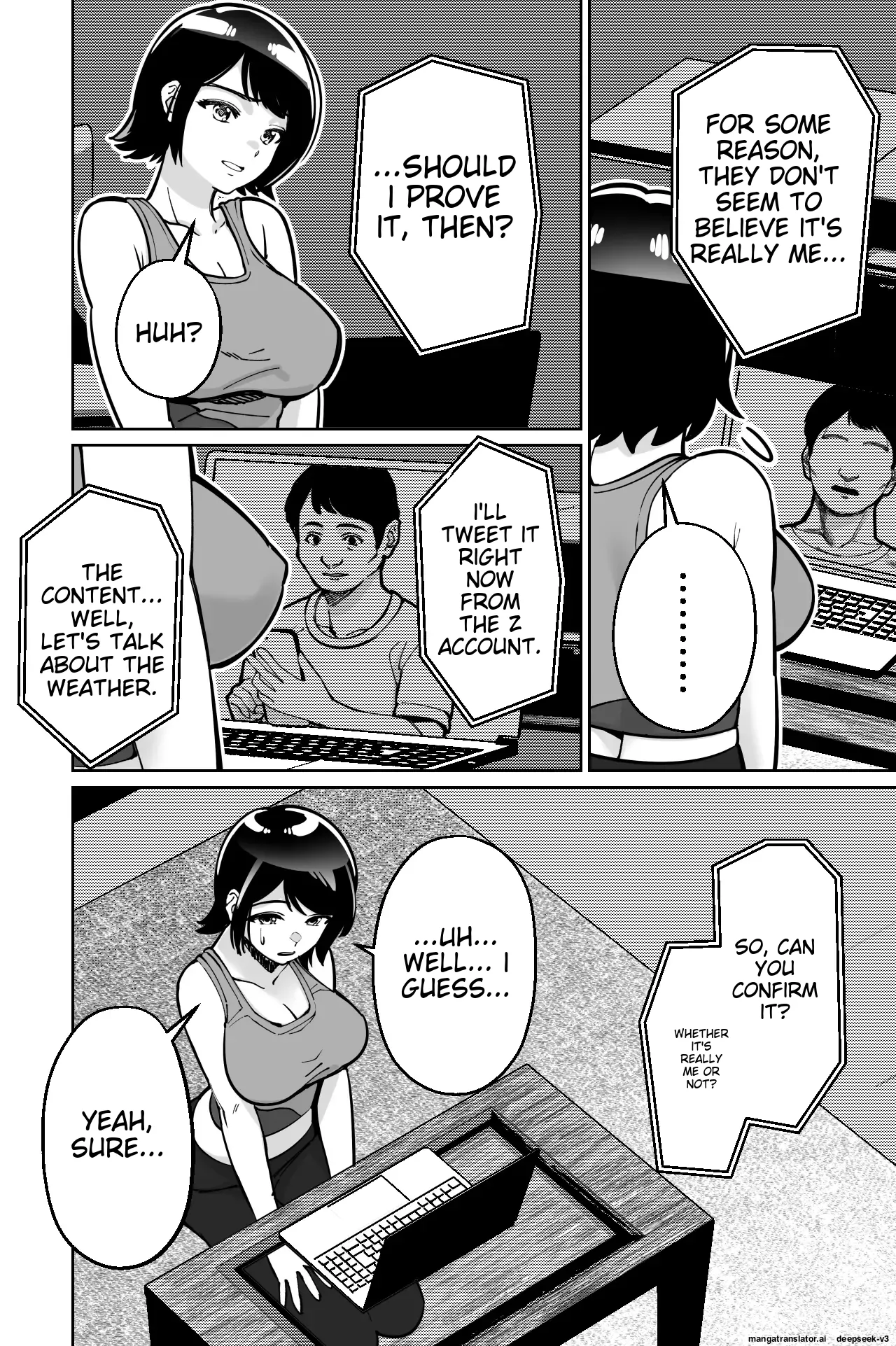 [Tokamosu]Saimin Pilates -Wakazuma, Online Lesson Koushi no Saiminjutsu ni Hamaru- | Hypnotic Pilates - A young wife gets hooked on the hypnosis of her online lesson instructor[English] Page 30