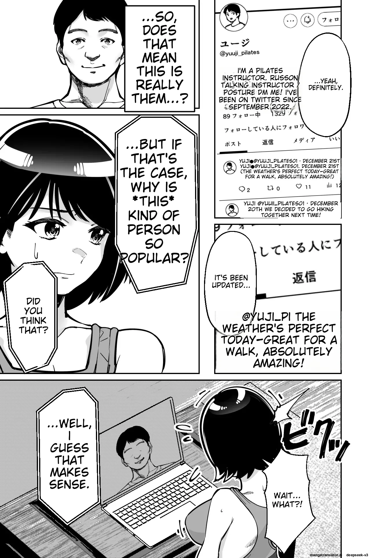 [Tokamosu]Saimin Pilates -Wakazuma, Online Lesson Koushi no Saiminjutsu ni Hamaru- | Hypnotic Pilates - A young wife gets hooked on the hypnosis of her online lesson instructor[English] Page 31