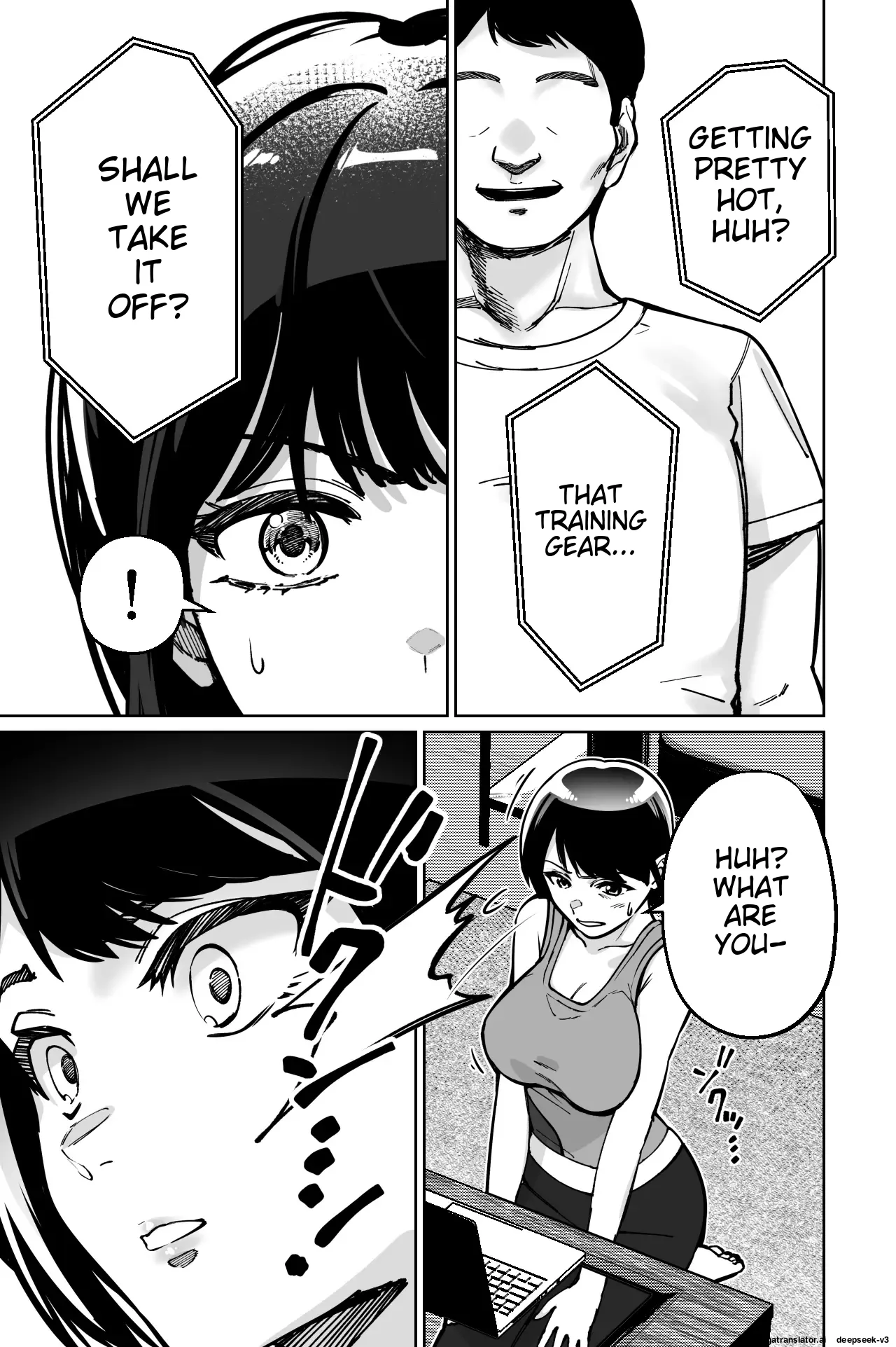 [Tokamosu]Saimin Pilates -Wakazuma, Online Lesson Koushi no Saiminjutsu ni Hamaru- | Hypnotic Pilates - A young wife gets hooked on the hypnosis of her online lesson instructor[English] Page 33