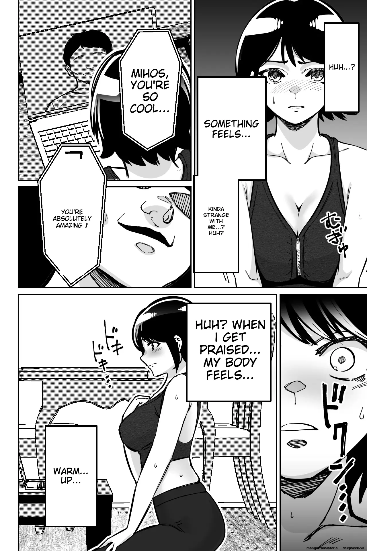 [Tokamosu]Saimin Pilates -Wakazuma, Online Lesson Koushi no Saiminjutsu ni Hamaru- | Hypnotic Pilates - A young wife gets hooked on the hypnosis of her online lesson instructor[English] Page 36