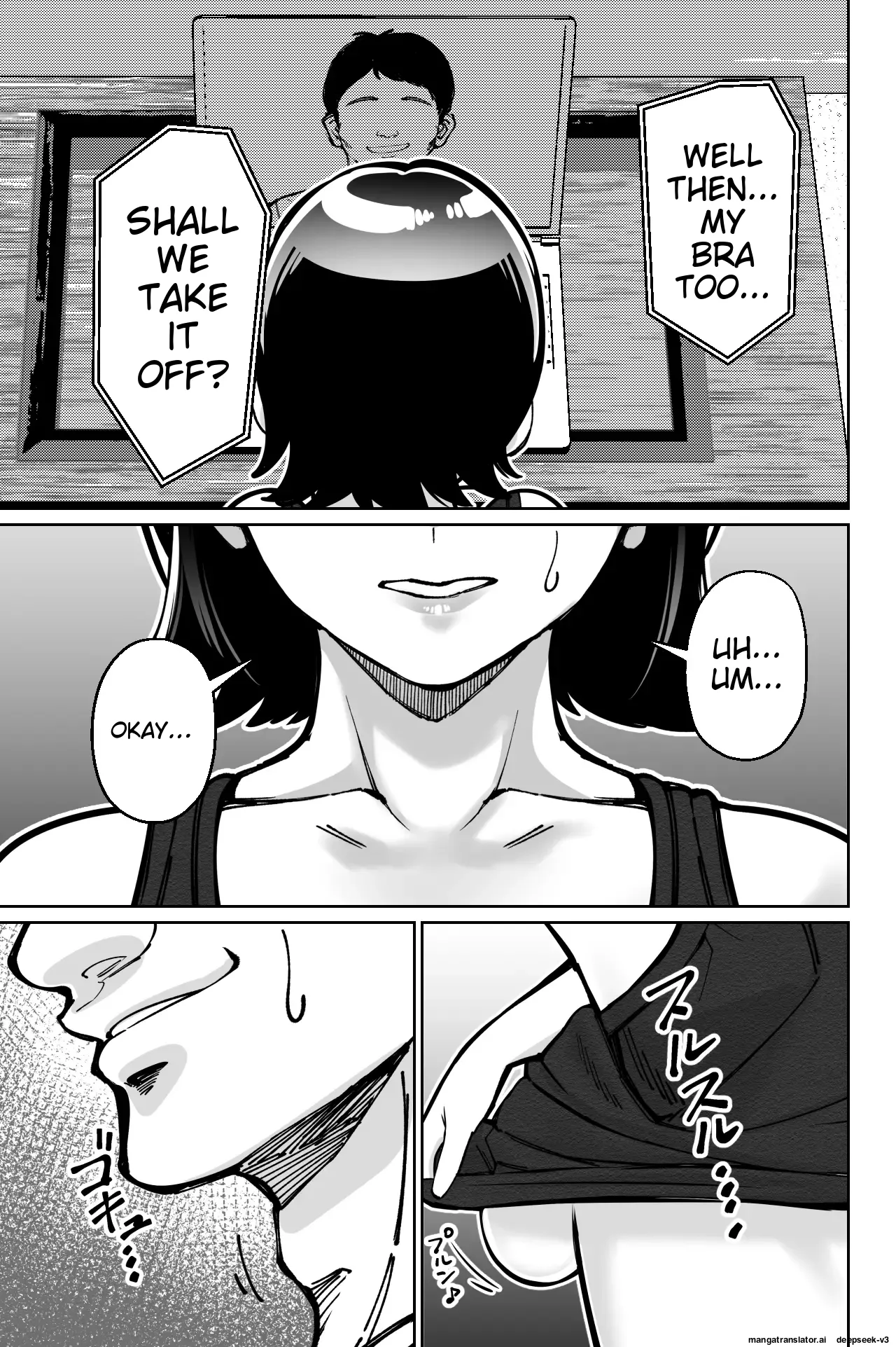 [Tokamosu]Saimin Pilates -Wakazuma, Online Lesson Koushi no Saiminjutsu ni Hamaru- | Hypnotic Pilates - A young wife gets hooked on the hypnosis of her online lesson instructor[English] Page 37