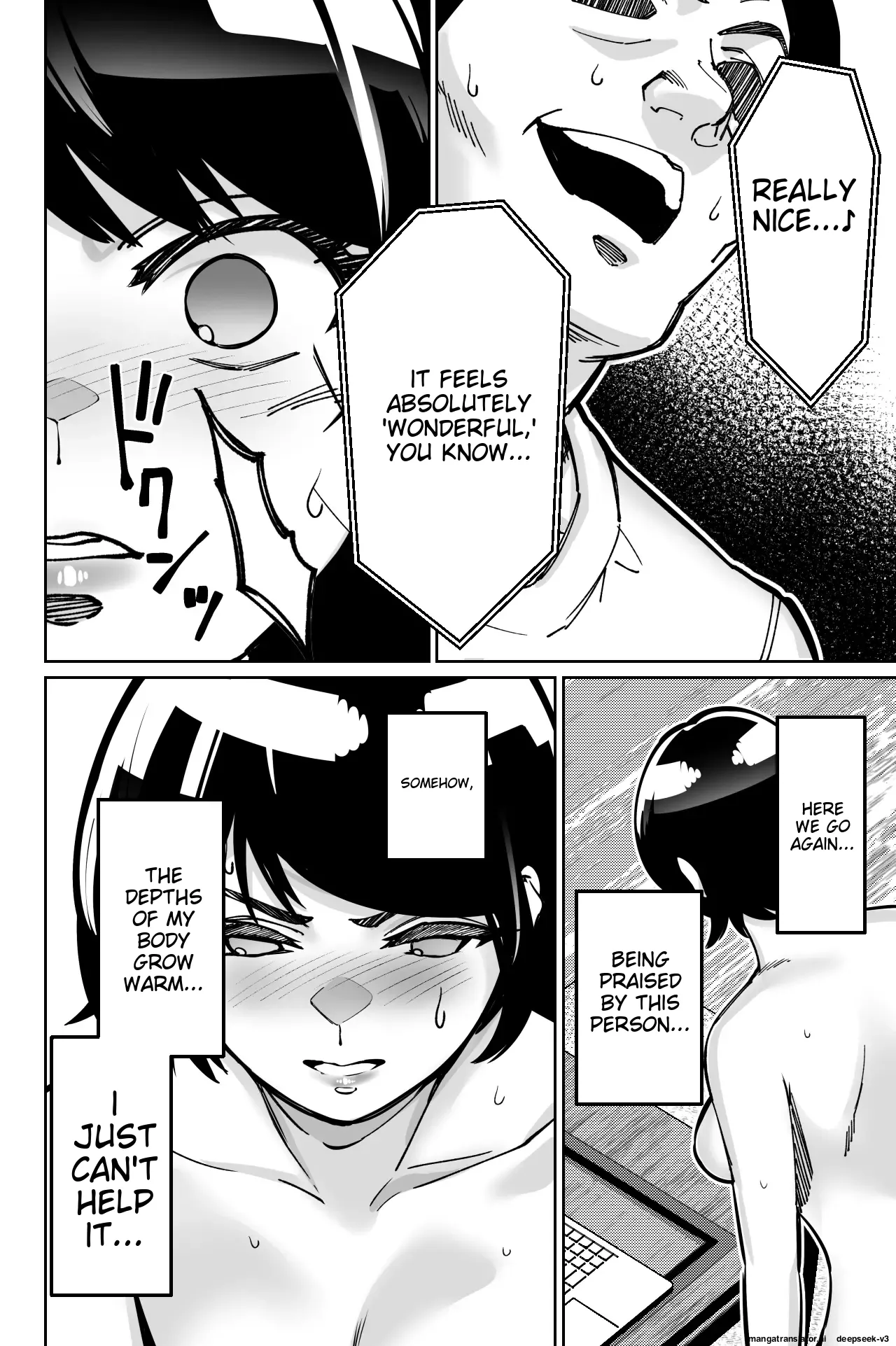 [Tokamosu]Saimin Pilates -Wakazuma, Online Lesson Koushi no Saiminjutsu ni Hamaru- | Hypnotic Pilates - A young wife gets hooked on the hypnosis of her online lesson instructor[English] Page 50