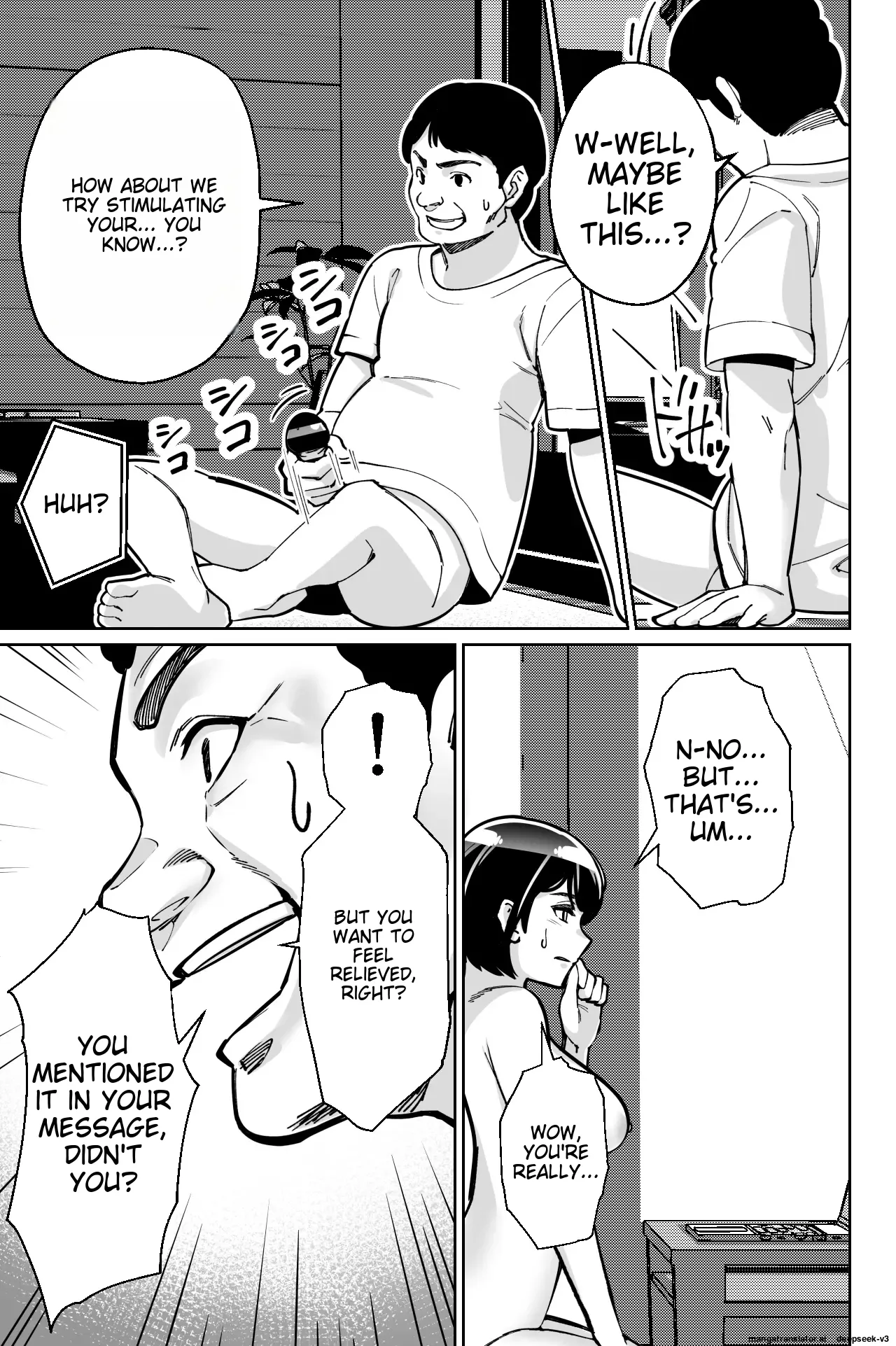 [Tokamosu]Saimin Pilates -Wakazuma, Online Lesson Koushi no Saiminjutsu ni Hamaru- | Hypnotic Pilates - A young wife gets hooked on the hypnosis of her online lesson instructor[English] Page 53