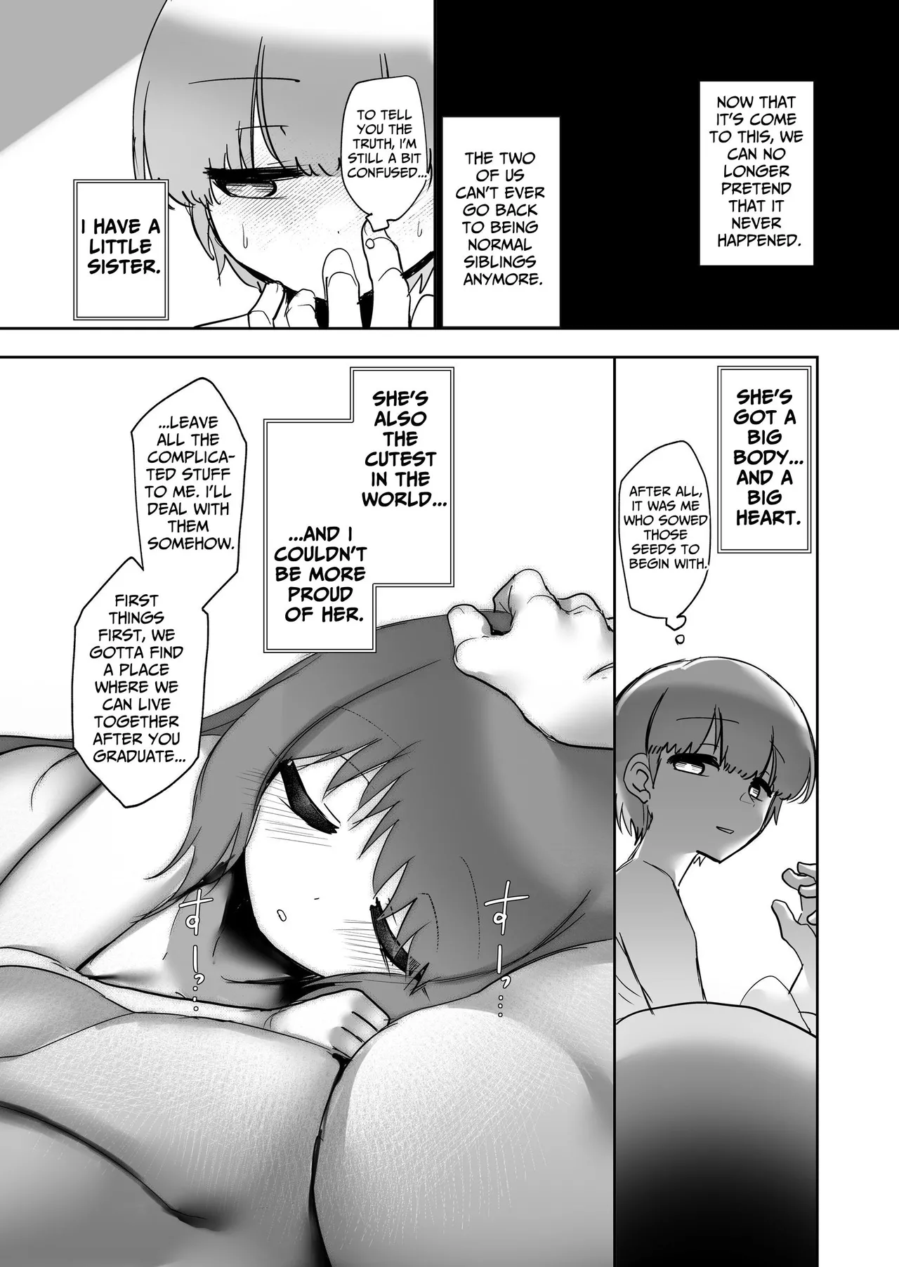 [Kazunoko-tei (Kazunoko)]Ai mo Size mo Dekai Imouto no Hanashi | My Little Sister Has a Big Body...And a Big Heart![English] [tsuyoshi] Page 25