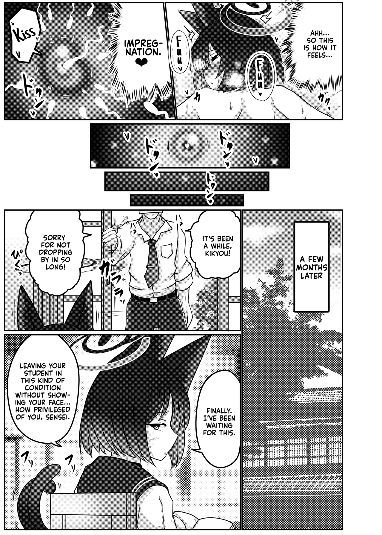 [Bouzen Meiden R (Anago)]Kiryuu Kikyou wa Haramitai | Kiryuu Kikyou's desire to get pregnant(Blue Archive) [English] [Digital] Page 14