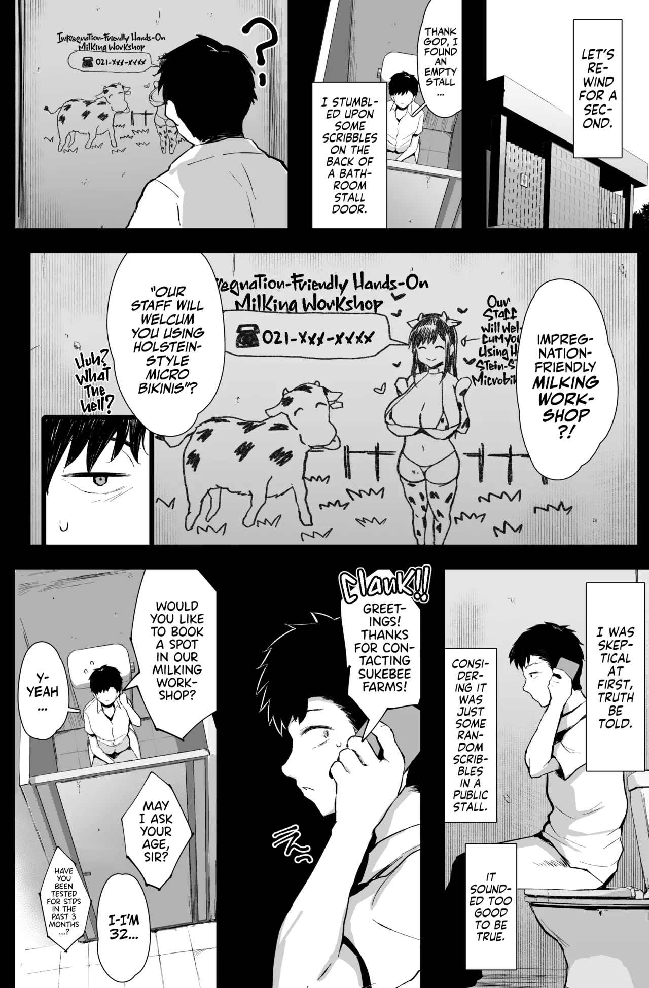 [Jack to Nicholson (NoriPachi)]Tanetsuke mo Dekiru Fureai Bokujou Taiken. | Hands-on Milking Workshop![English] [Team Rabu2] [Decensored] [Digital] Page 3