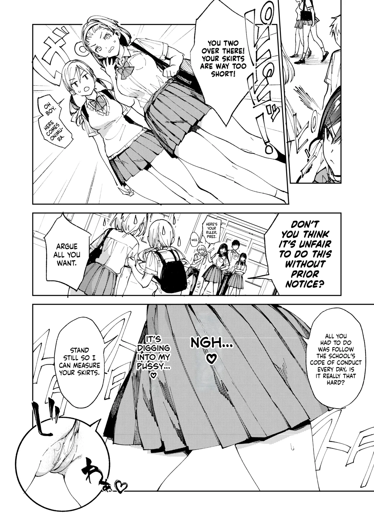 [BOOCH (Booch)]Kiritsu ni Kibishii Fuuki Iinchou wa Kounai de Himitsu no Dosukebe Onanie ga Yamerarenai! | The Strict Head of the DIsciplinary Committee Just Can't Stop Masturbating at School![English] [Shiromaru] [Digital] Page 17
