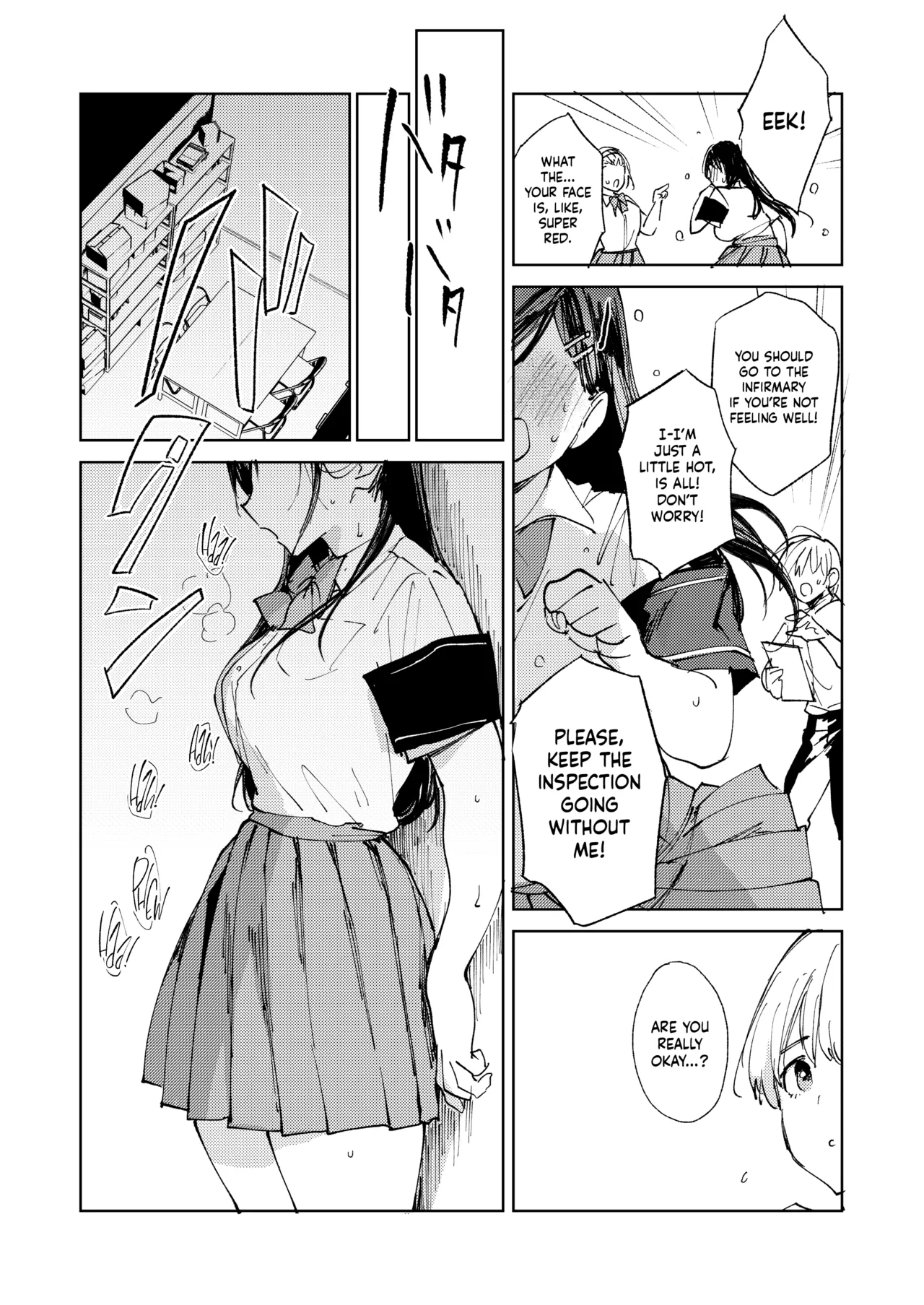 [BOOCH (Booch)]Kiritsu ni Kibishii Fuuki Iinchou wa Kounai de Himitsu no Dosukebe Onanie ga Yamerarenai! | The Strict Head of the DIsciplinary Committee Just Can't Stop Masturbating at School![English] [Shiromaru] [Digital] Page 22