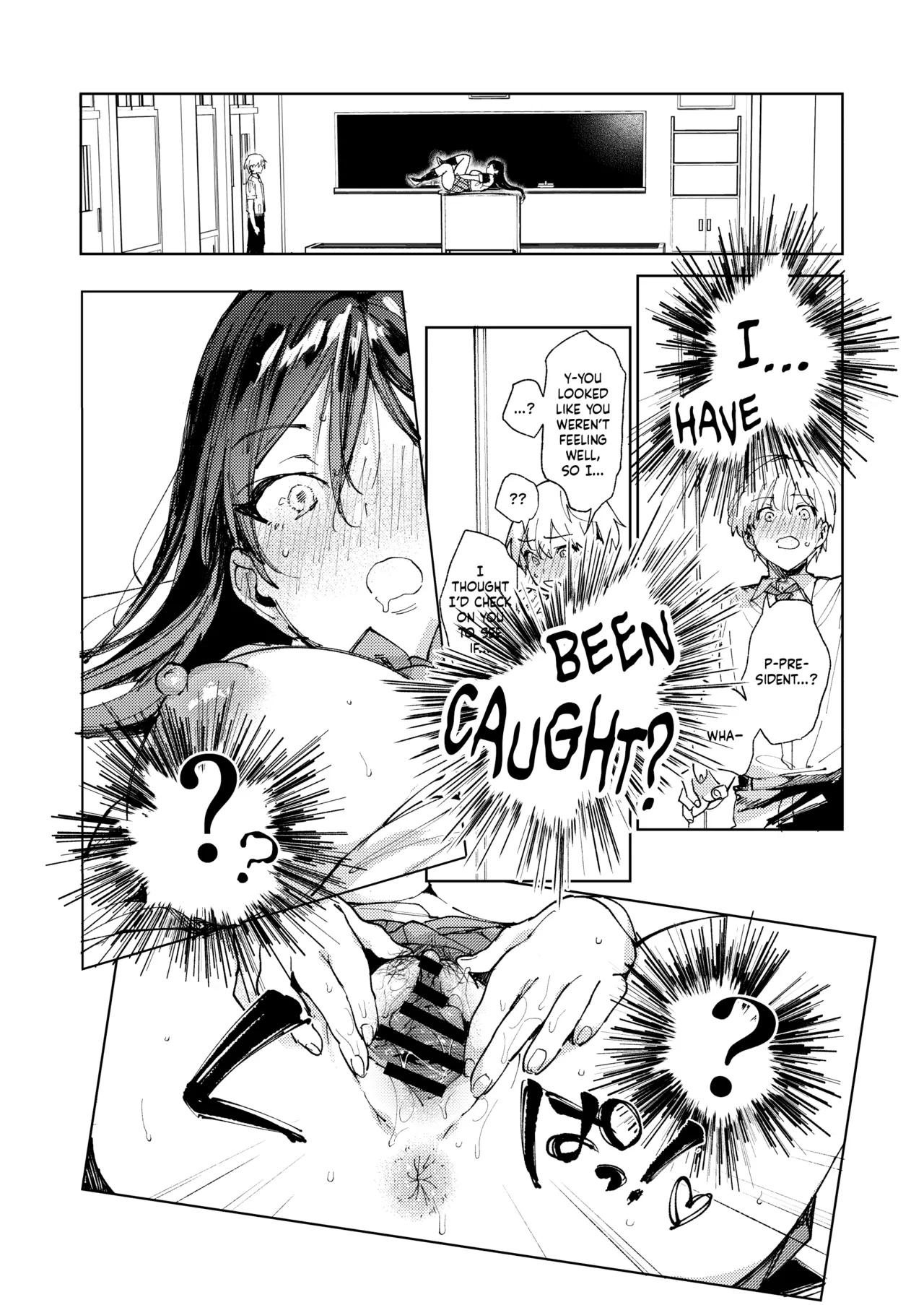 [BOOCH (Booch)]Kiritsu ni Kibishii Fuuki Iinchou wa Kounai de Himitsu no Dosukebe Onanie ga Yamerarenai! | The Strict Head of the DIsciplinary Committee Just Can't Stop Masturbating at School![English] [Shiromaru] [Digital] Page 45