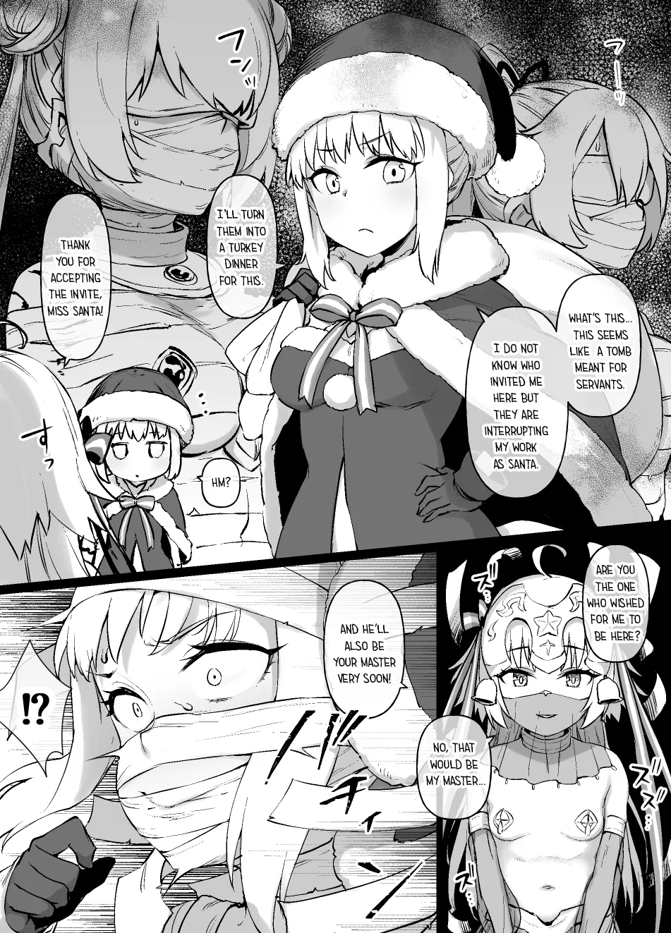 [Kusayarou]FGO MC Singularity - Santa Alter & Lily Page 1