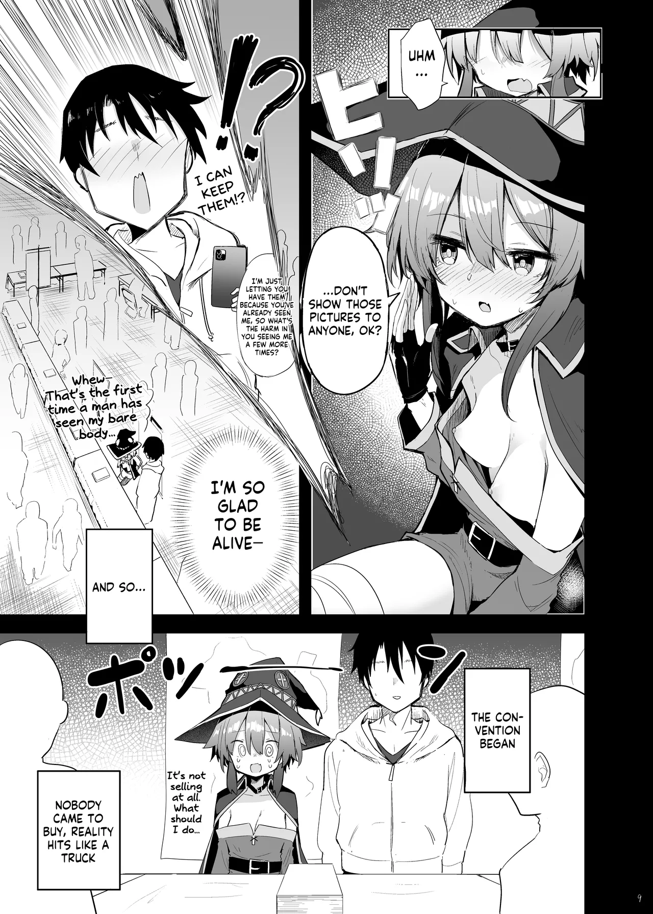 [Arutana (Chipa)]Megumin Cosplayer to Off-Pako Gokko(Kono Subarashii Sekai ni Syukufuku o!) [English] [Kappasa] [Digital] Page 9