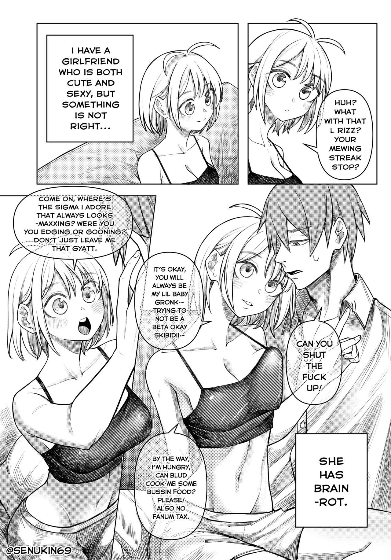 [Senukin]Brainrot Girlfriend[ongoing] Page 3