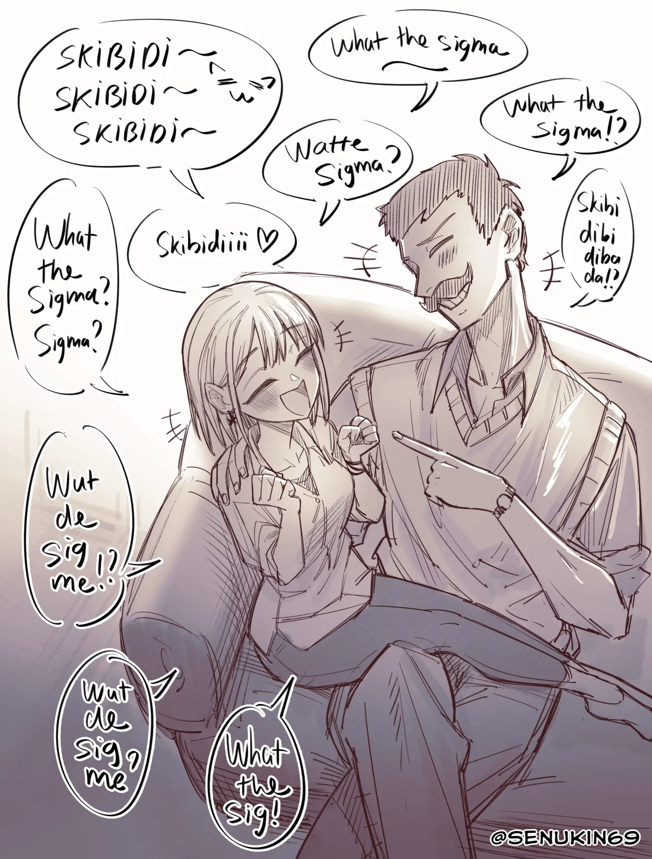 [Senukin]Brainrot Girlfriend[ongoing] Page 55