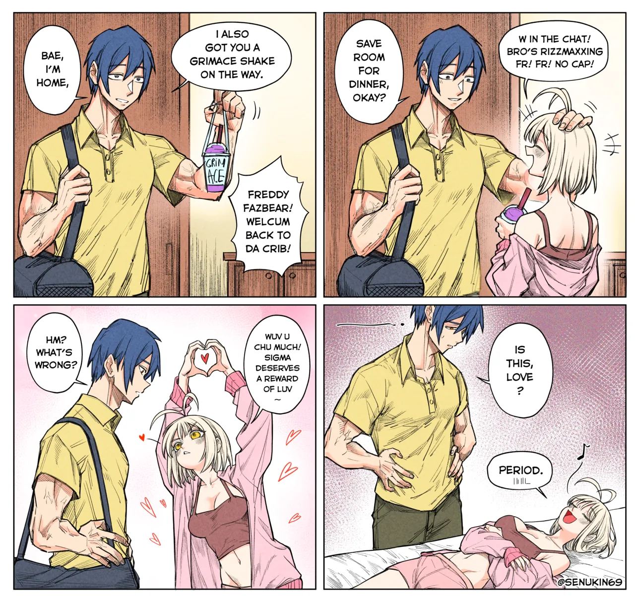 [Senukin]Brainrot Girlfriend[ongoing] Page 56