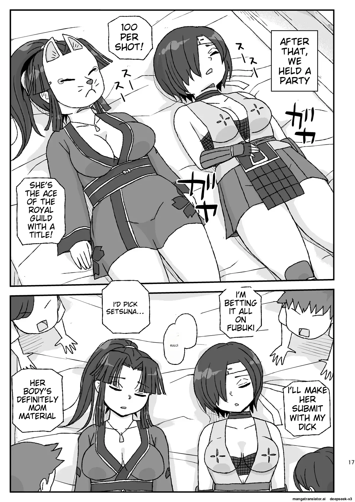 [Jidousoujuu (Otonashi Katame)]Onna Boukensha o Suiminkan Suru Kuso Yado ~Haiboku! B Rank PT~ | A shitty inn that rapes female adventurers while they sleep - Defeated! B-rank PT[English] [MTL] [Digital] Page 17