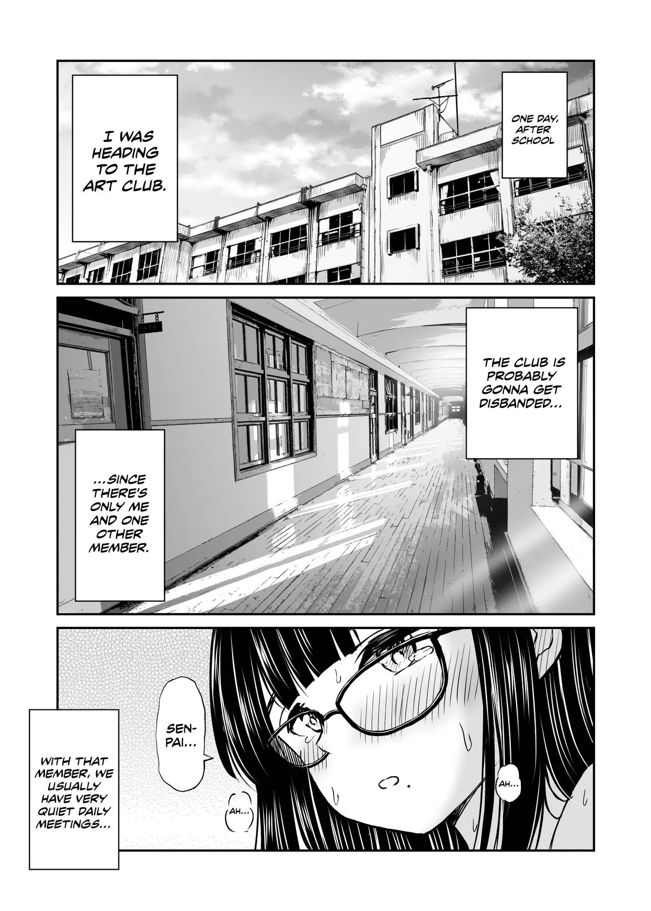[Kotorakku]Bijutsubu no Kyonyuu Kouhai ga Nude Model ni Natta Kekka Amari ni Ero Sugite Ore no Geijutsu ga Bakuhatsushita Hanashi[English] [Decensored] Page 2