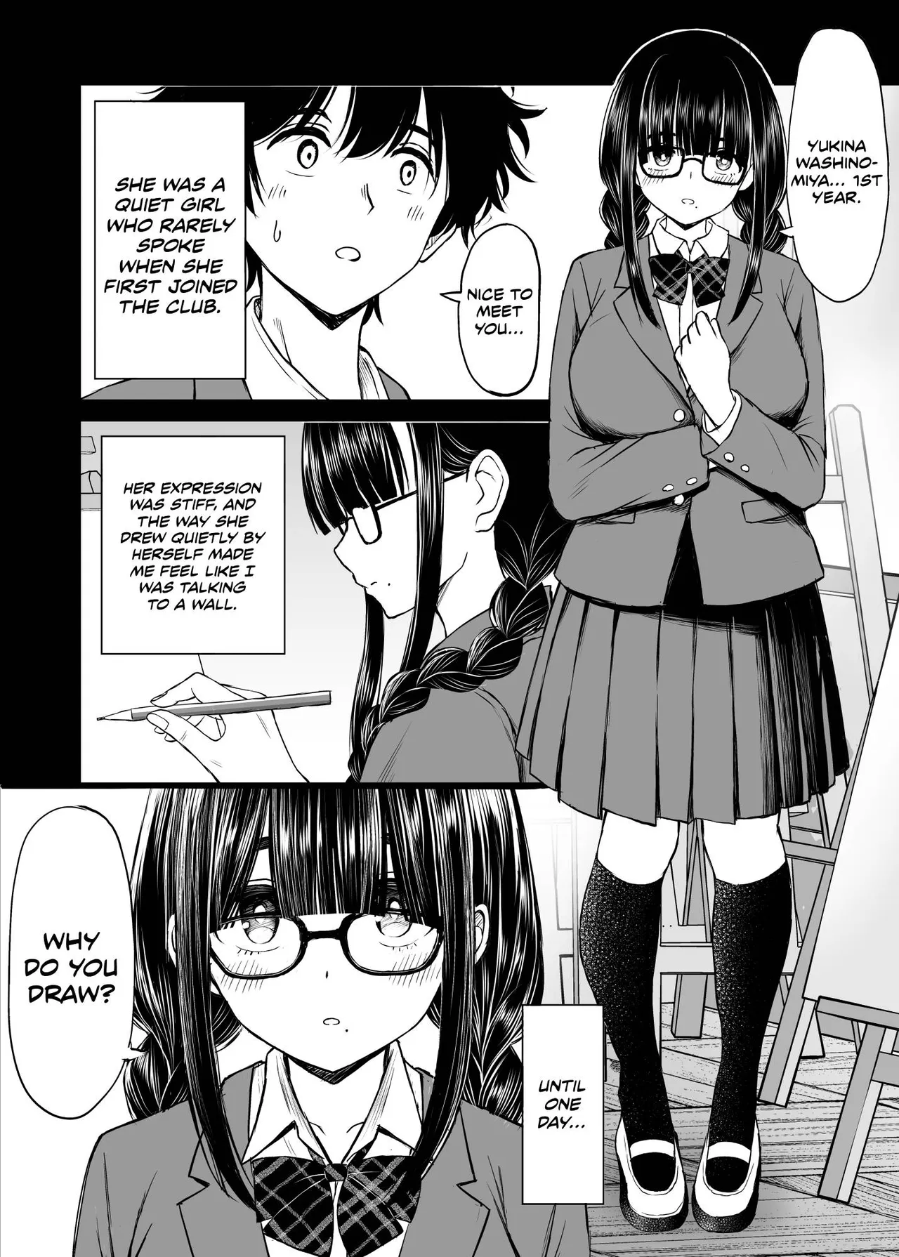 [Kotorakku]Bijutsubu no Kyonyuu Kouhai ga Nude Model ni Natta Kekka Amari ni Ero Sugite Ore no Geijutsu ga Bakuhatsushita Hanashi[English] [Decensored] Page 5