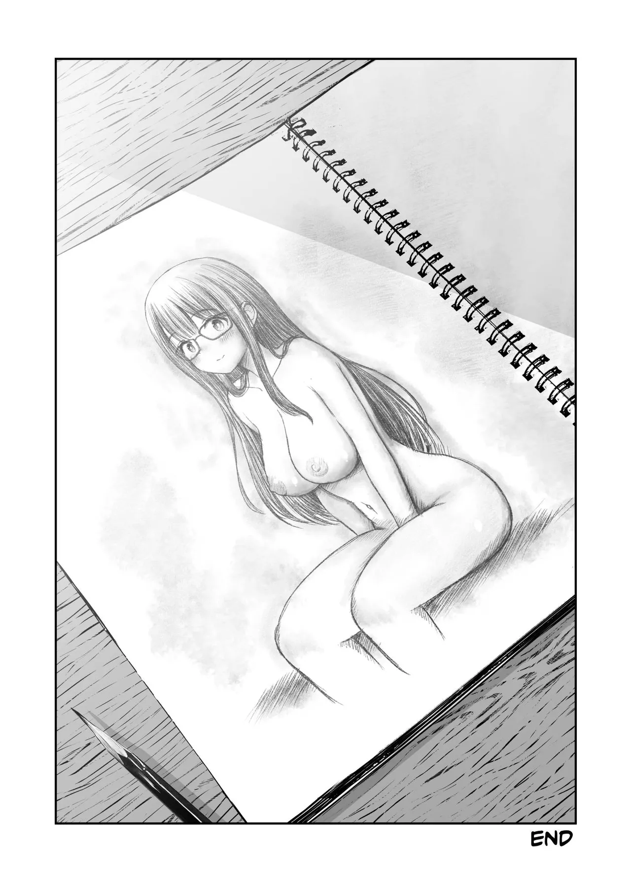 [Kotorakku]Bijutsubu no Kyonyuu Kouhai ga Nude Model ni Natta Kekka Amari ni Ero Sugite Ore no Geijutsu ga Bakuhatsushita Hanashi[English] [Decensored] Page 51