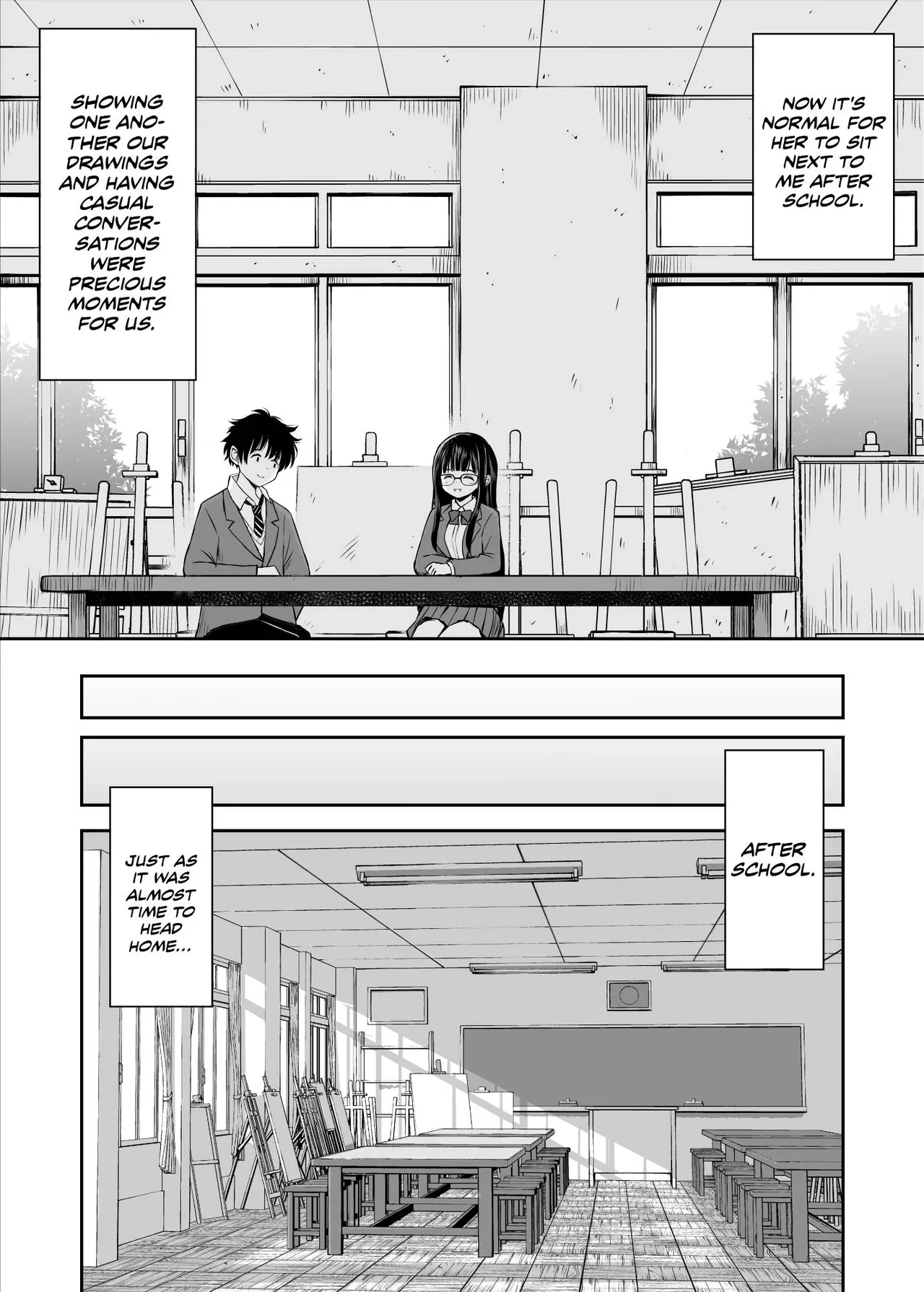 [Kotorakku]Bijutsubu no Kyonyuu Kouhai ga Nude Model ni Natta Kekka Amari ni Ero Sugite Ore no Geijutsu ga Bakuhatsushita Hanashi[English] [Decensored] Page 8