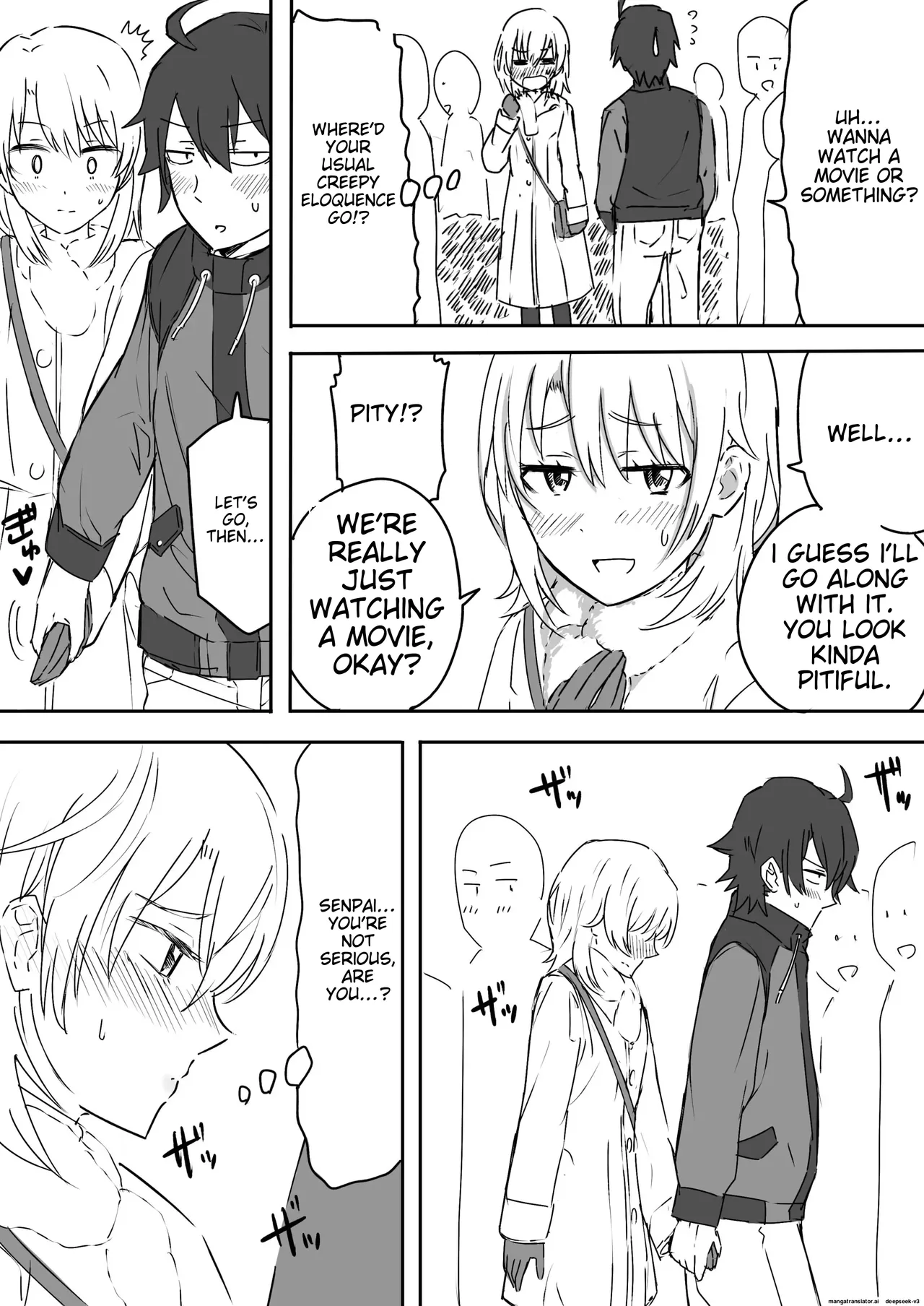[Niji-Teru]Azato Kawaii Kouhai JK to Noukou Sesshoku Zenpen | Close contact with a cute junior high school girl, part 1(Yahari Ore no Seishun Love Come wa Machigatteiru.) [English] Page 8