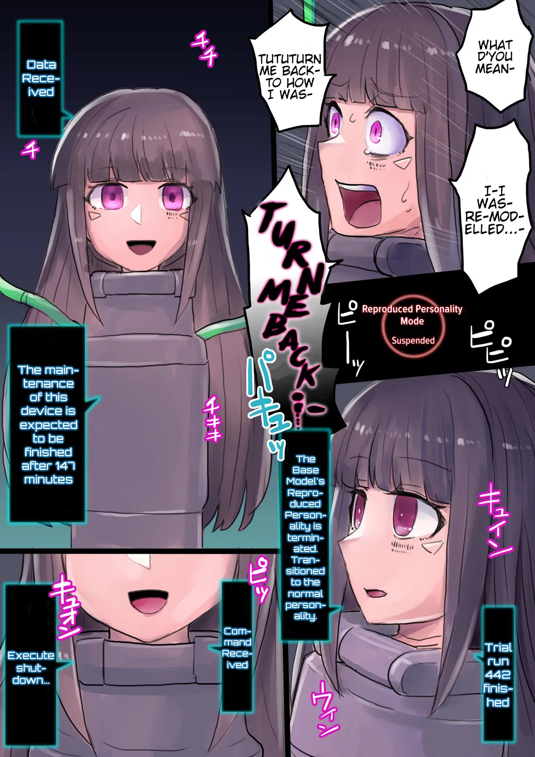 [581]Ottorishita Chohatsu Kurokami no Onna Keisatsukan ga Sekusaroido ni Kaizosareru | A Gentle Long Black Haired Female Police Officer is Remodelled into a Sexaroid ch 1-3[English] Page 15