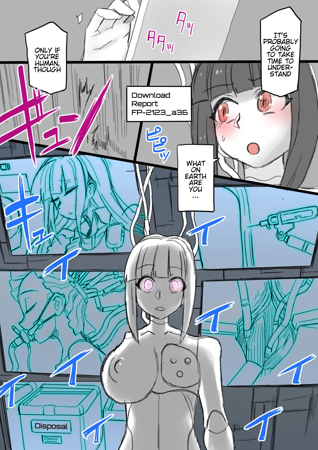 [581]Ottorishita Chohatsu Kurokami no Onna Keisatsukan ga Sekusaroido ni Kaizosareru | A Gentle Long Black Haired Female Police Officer is Remodelled into a Sexaroid ch 1-3[English] Page 3