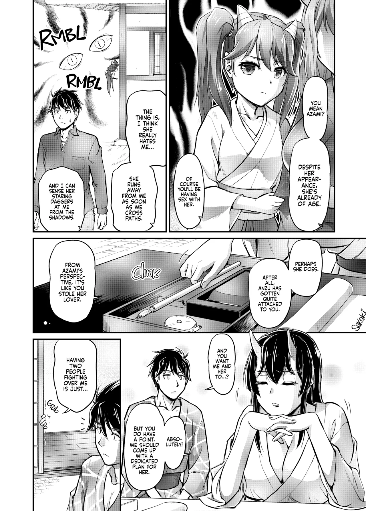 [Urase Shioji]Oni Harame: Impregnate ALL the Oni![English] {Full Moon} [Decensored] [Digital] Page 141