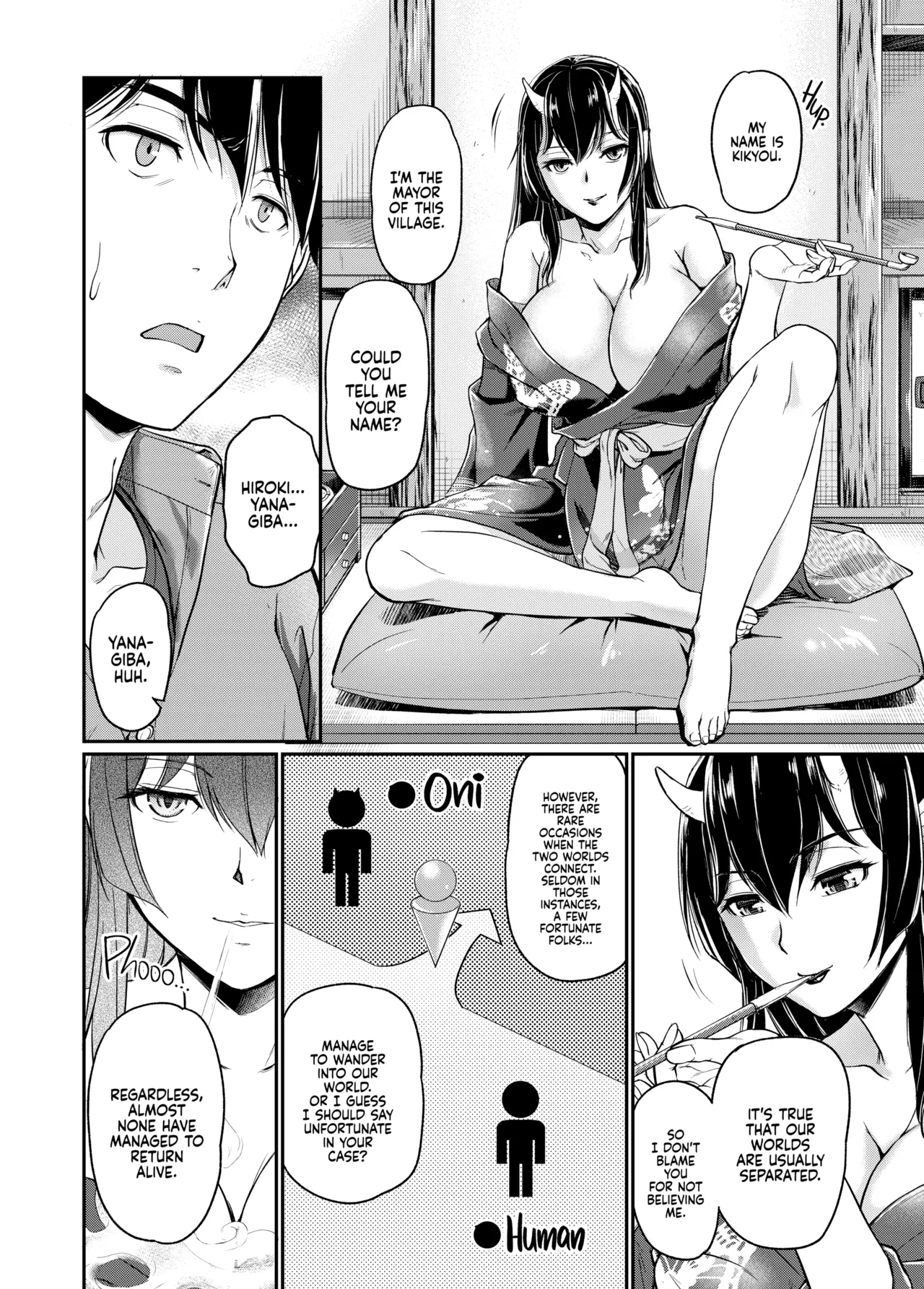 [Urase Shioji]Oni Harame: Impregnate ALL the Oni![English] {Full Moon} [Decensored] [Digital] Page 15