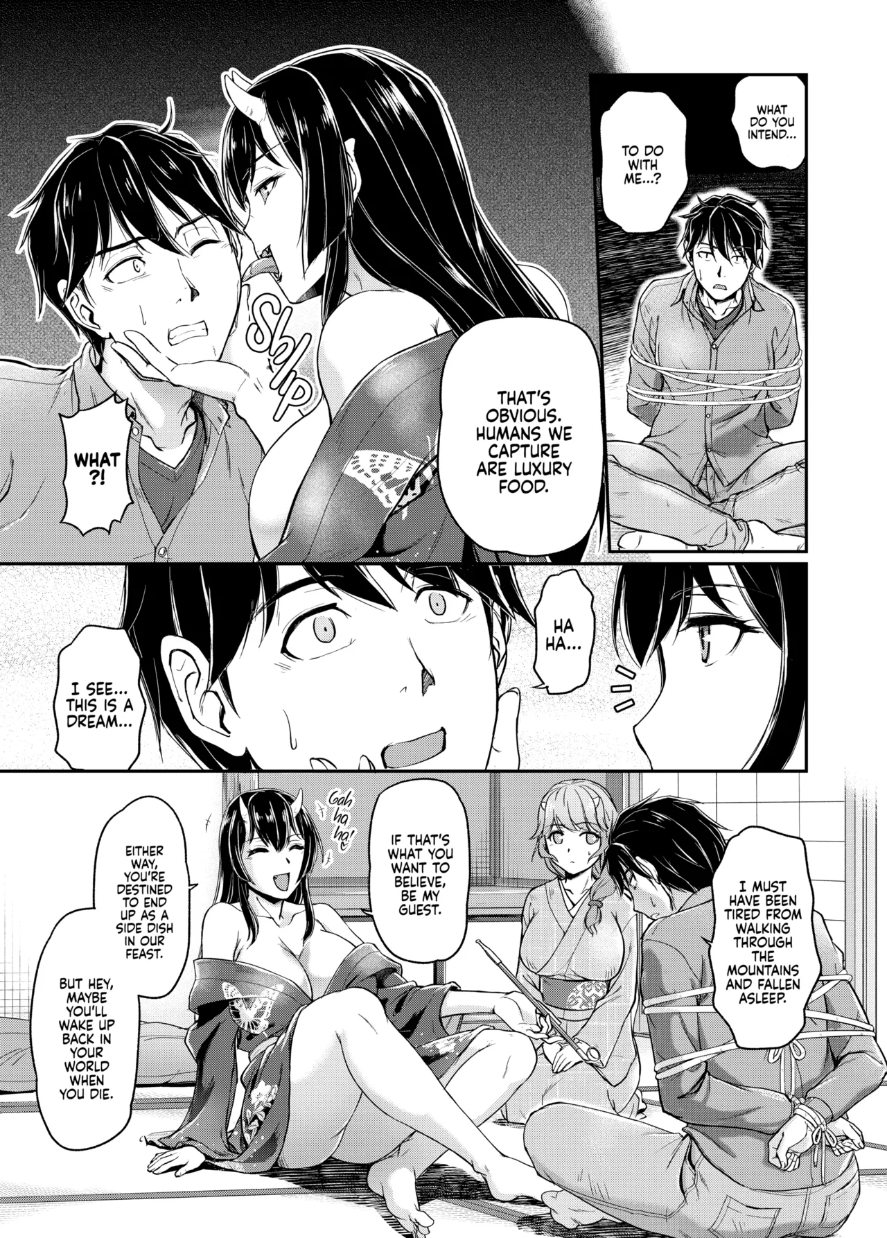 [Urase Shioji]Oni Harame: Impregnate ALL the Oni![English] {Full Moon} [Decensored] [Digital] Page 16