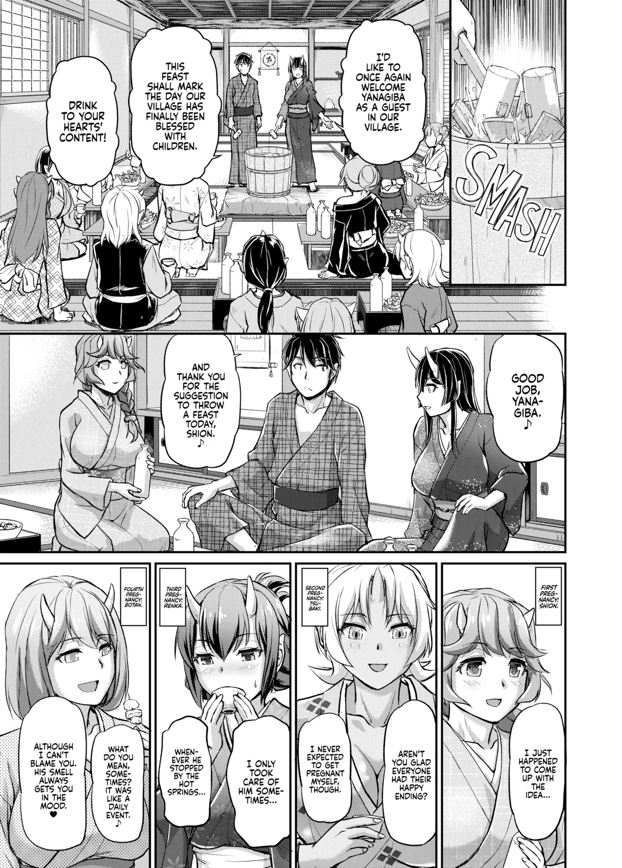 [Urase Shioji]Oni Harame: Impregnate ALL the Oni![English] {Full Moon} [Decensored] [Digital] Page 162