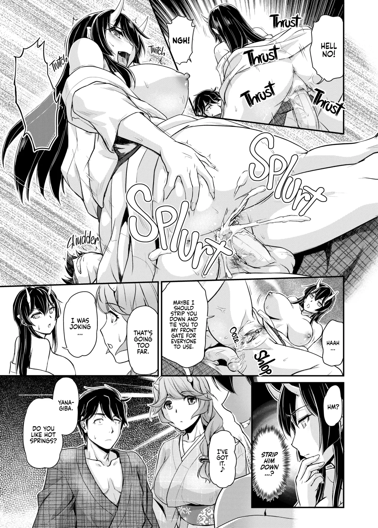 [Urase Shioji]Oni Harame: Impregnate ALL the Oni![English] {Full Moon} [Decensored] [Digital] Page 92