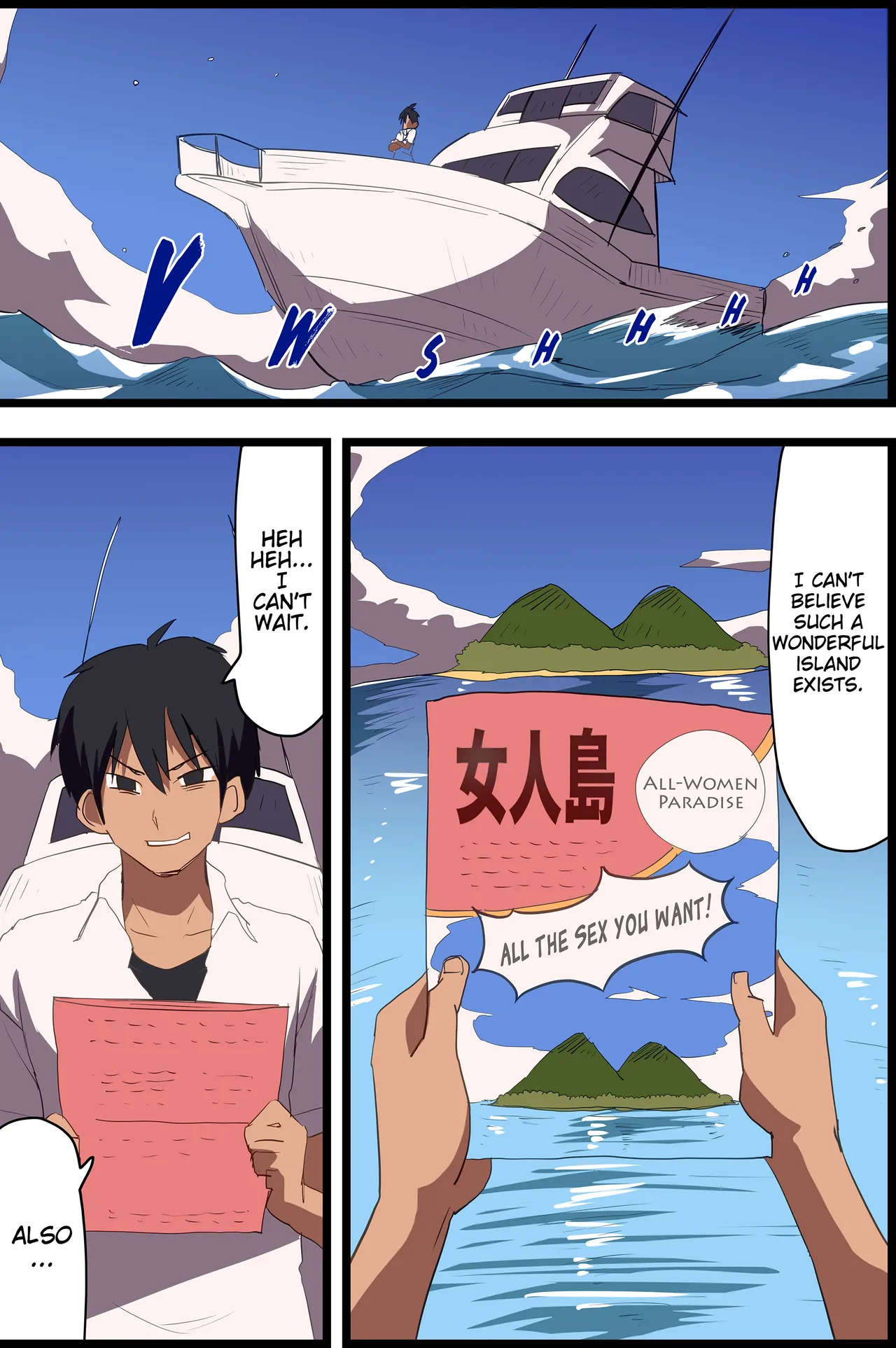 [MC (Vanilla Cream)]Itsudemo Yarechau! Onna-tachi ga Nenjuu Bitch-na Harem Shima | A Harem Island Where You Can Have Sex with Women 24/7[English] [Decensored] Page 2