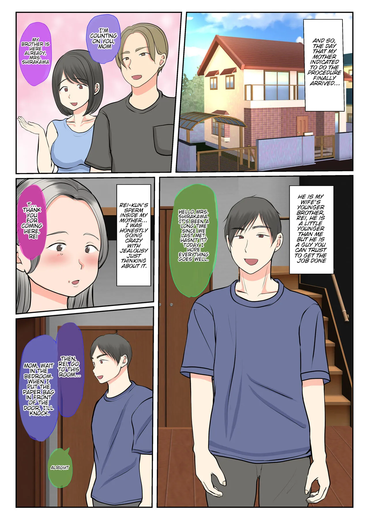[Benii Kenkyuujo]Jitsubo Dairi Shussan ~Shirakawa Yuuka no Baai~ Zenpen + Kouhen | Surrogacy: The case of Yuka Shirakawa[English] Page 9