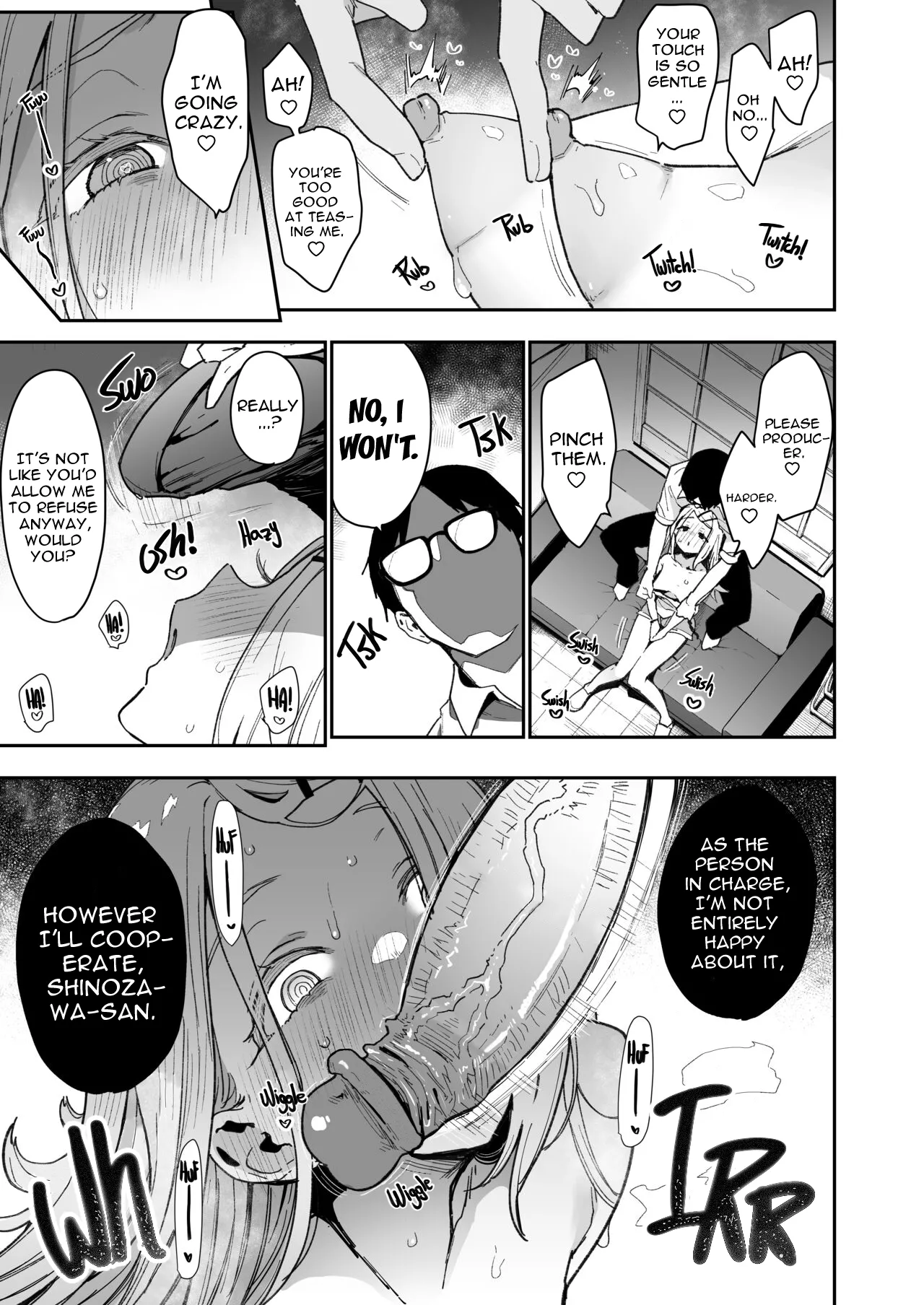 [Inbou no Teikoku (IN-KA of the Dead)]Shinosawa-san no Koubi Muki de wa Nai Karada. | Shinosawa-san's Body Isn't Ready for Mating!(Gakuen IDOLM@STER) [English] [DUAL] [Decensored] [Digital] Page 10