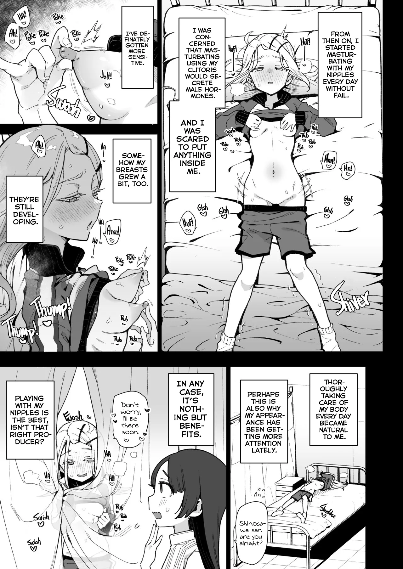 [Inbou no Teikoku (IN-KA of the Dead)]Shinosawa-san no Koubi Muki de wa Nai Karada. | Shinosawa-san's Body Isn't Ready for Mating!(Gakuen IDOLM@STER) [English] [DUAL] [Decensored] [Digital] Page 8