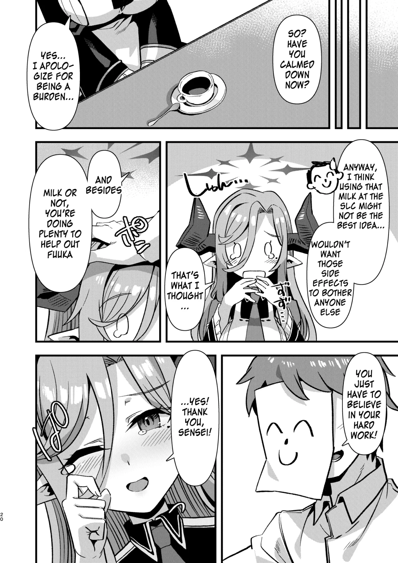 [Harigane Shinshi Doumei (Harigane Shinshi)]Gehenna Gakuen Kyuushoku-bu Ushimaki Nyuugyou | Gehenna Academy School Lunch Club Ushimaki Dairy(Blue Archive) [English] [SDF] [Digital] Page 19