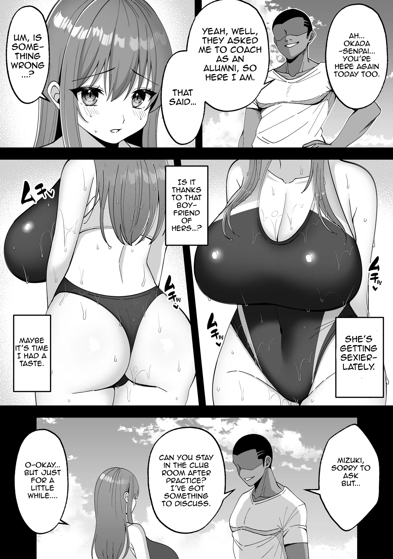 [Xenoms]Suieibu no Kanojo ga Netorarete Charao no Kyokon ni Ochiru made | The Story of a Swim Club Girl Who Gets Stolen and Falls For a Playboy[English] [Aishi21] Page 6