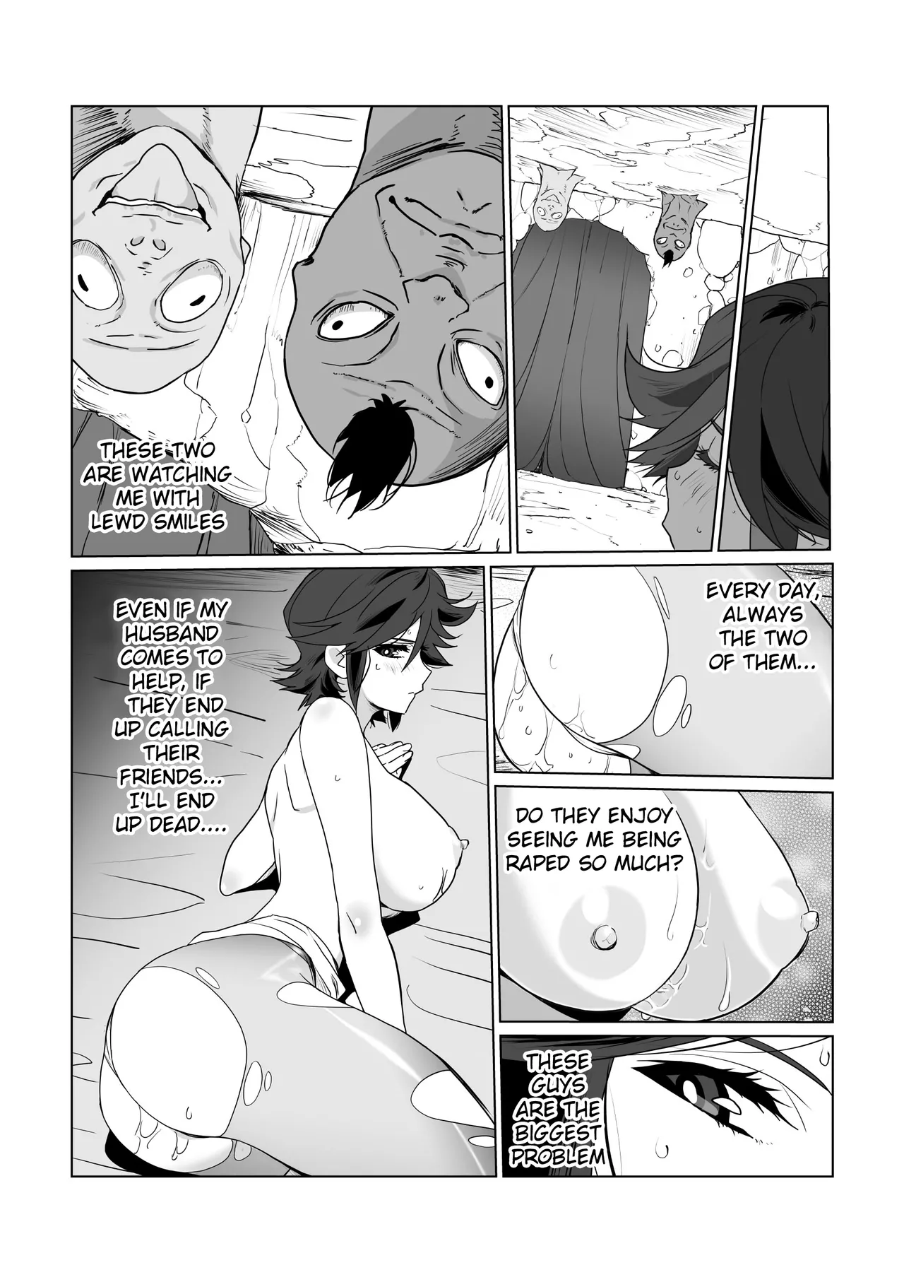 [Wonderful Sweater]Hitozuma Boukensha Doukutsu 2 ~Monster Senmon Doukutsu Soap Cosplay Paizuri Kyousha Course~[English] [Raknnkarscans] Page 34
