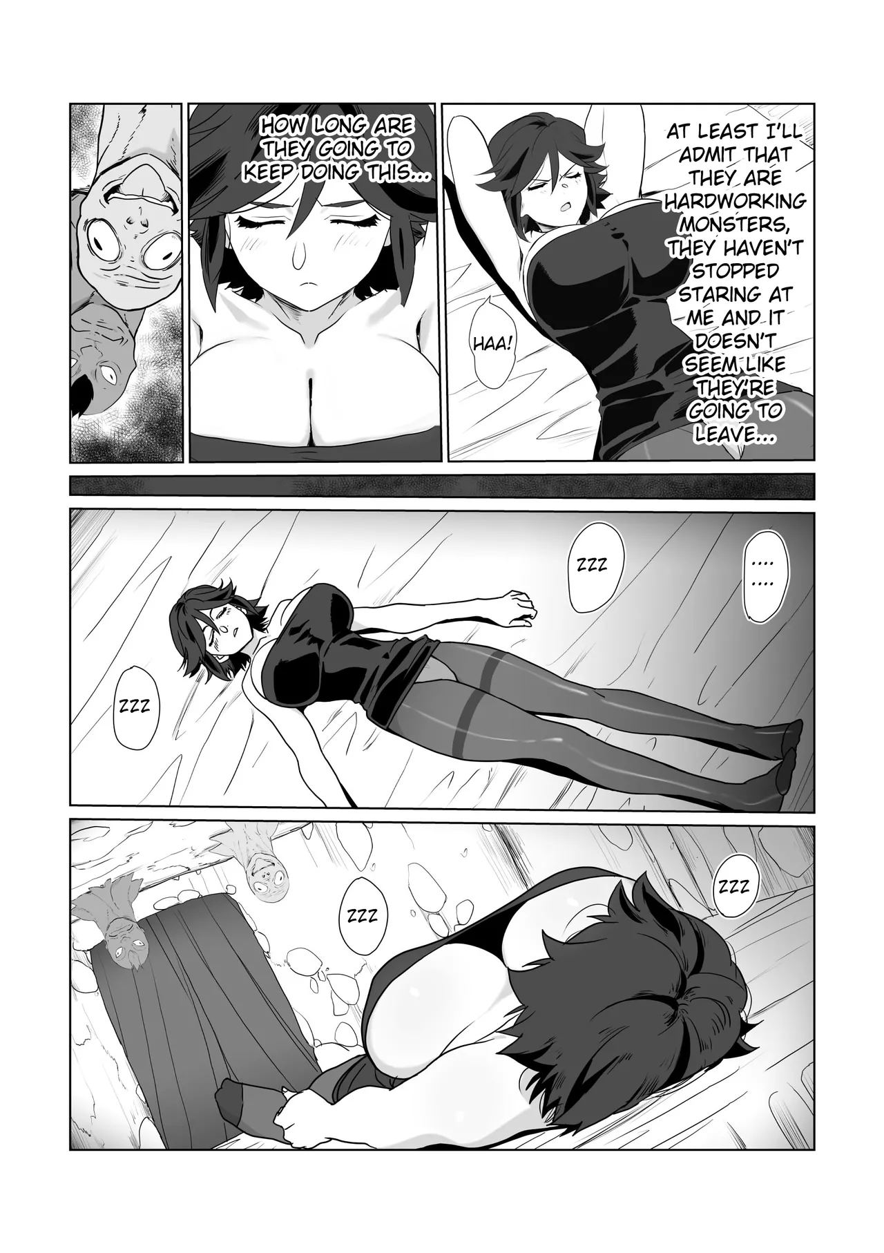 [Wonderful Sweater]Hitozuma Boukensha Doukutsu 2 ~Monster Senmon Doukutsu Soap Cosplay Paizuri Kyousha Course~[English] [Raknnkarscans] Page 36