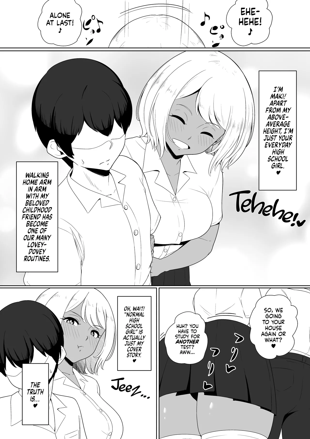 [Toiro-tei (Kuroiro Toiro)]inma na Osananajimi no Sakunyuu Jijou "Houkago Onedari Chichishibori Hen" ー Milking My Succubus Childhood Friend?! - Begging To Be Wrung Out After School![English] [head empty] [Digital] Page 4