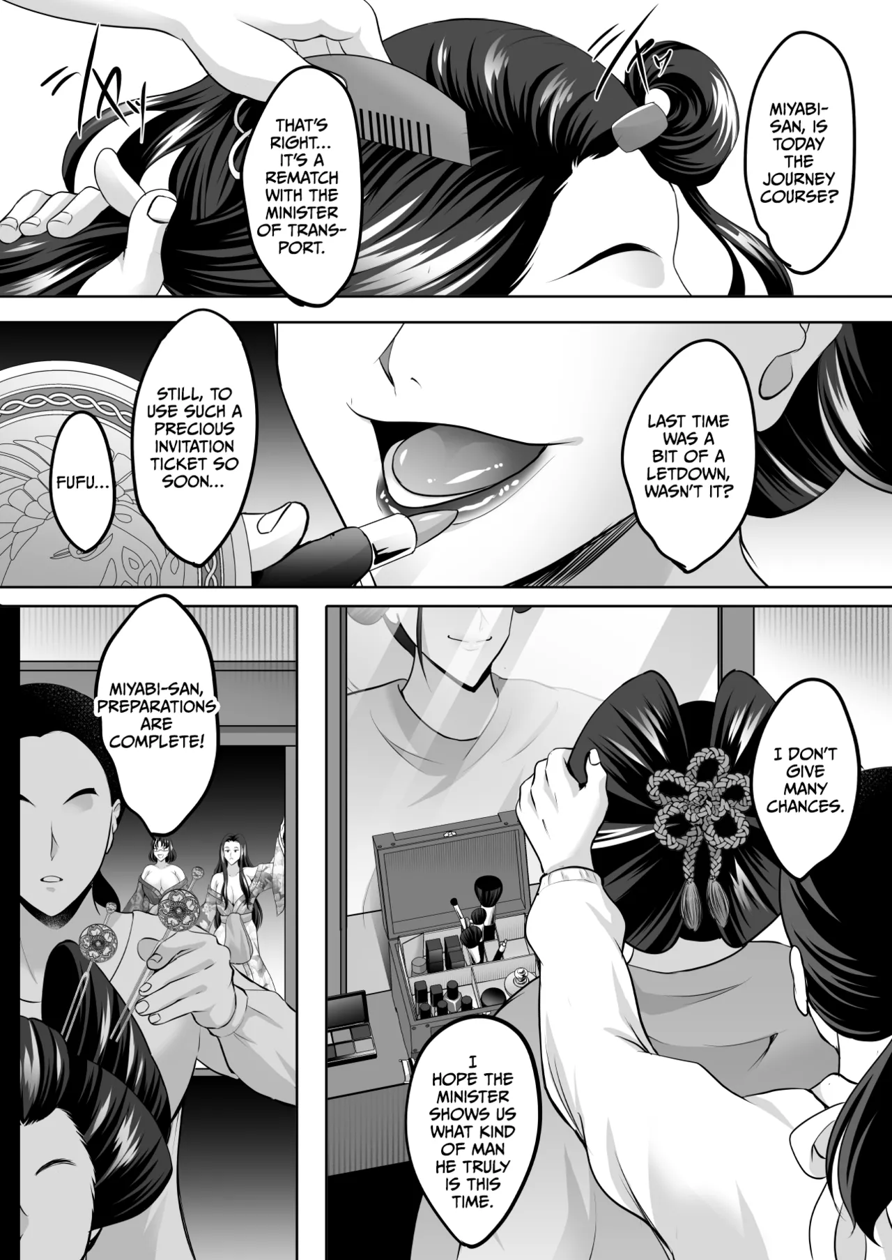 [Shouchuu MAC (Hozumi Kenji)]Inyoku no Tou 2 - Ootori Miyabi ~ Kasou Seiatsu[English][CulturedCommissions] Page 45