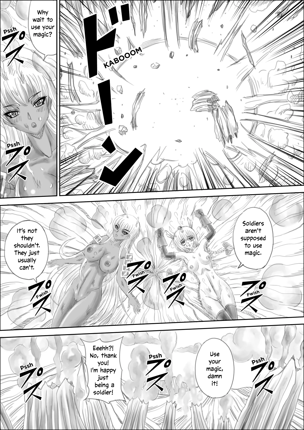 [Pyramid House (Muscleman)]Haramase Zombie | Knock Up Zombies[English] [EHCOVE] Page 37