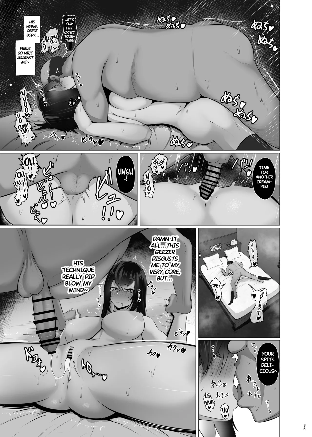 [Jakky]Kankaku Shadan x Papakatsu: Ha? Watashi ga Kanjiteru Wakenai Daro Baka ga | Sensory Deprivation X Sugar Daddy: Ha? As If I'd Feel Good, Dumbass![English] Page 35