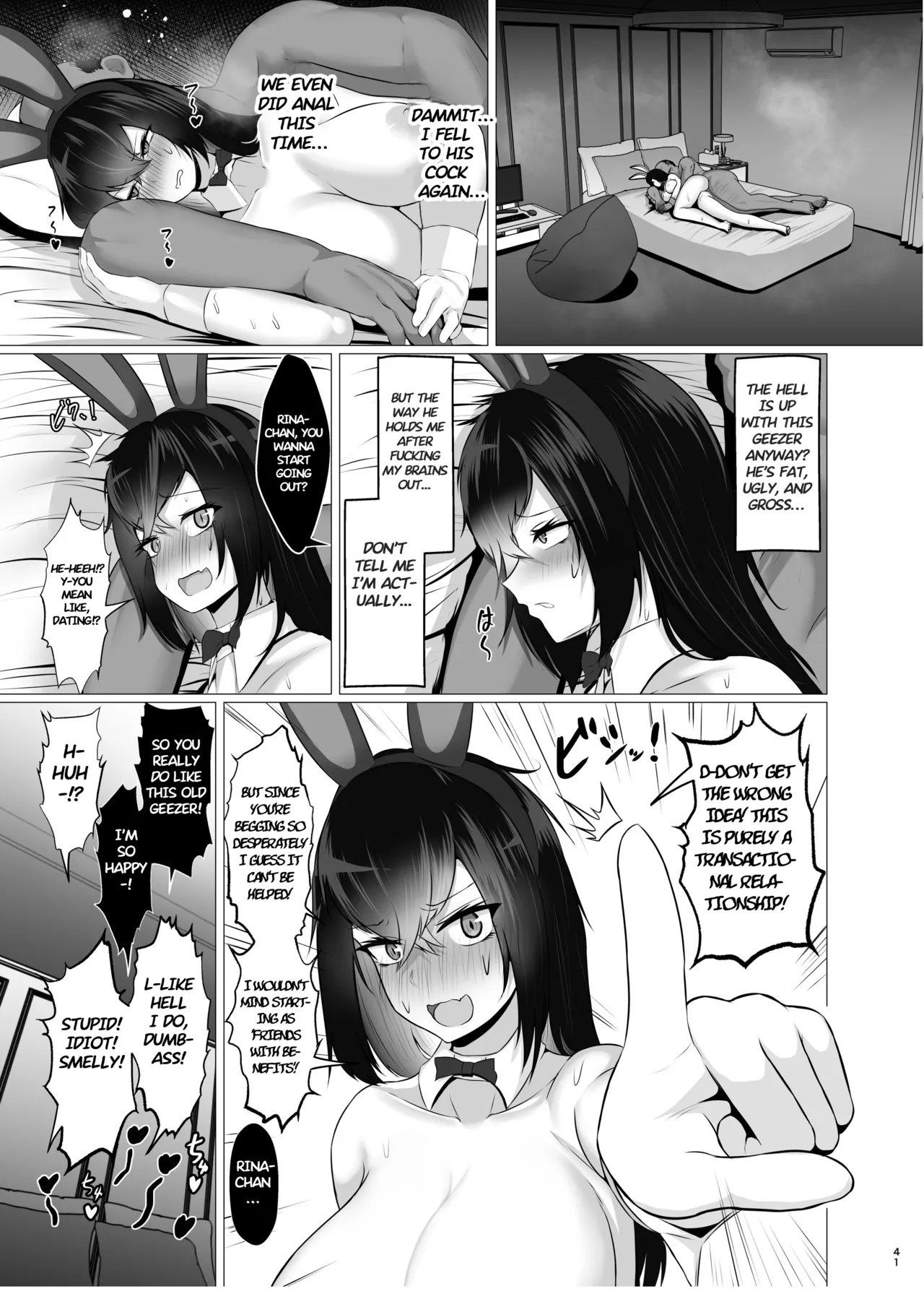 [Jakky]Kankaku Shadan x Papakatsu: Ha? Watashi ga Kanjiteru Wakenai Daro Baka ga | Sensory Deprivation X Sugar Daddy: Ha? As If I'd Feel Good, Dumbass![English] Page 41