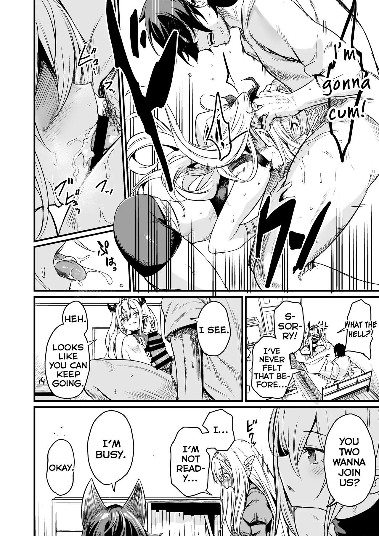 [Ikkizuka (Kizuka Kazuki)]Isekai kara Kimashita. | They Came From a Different World[English] [Digital] Page 12