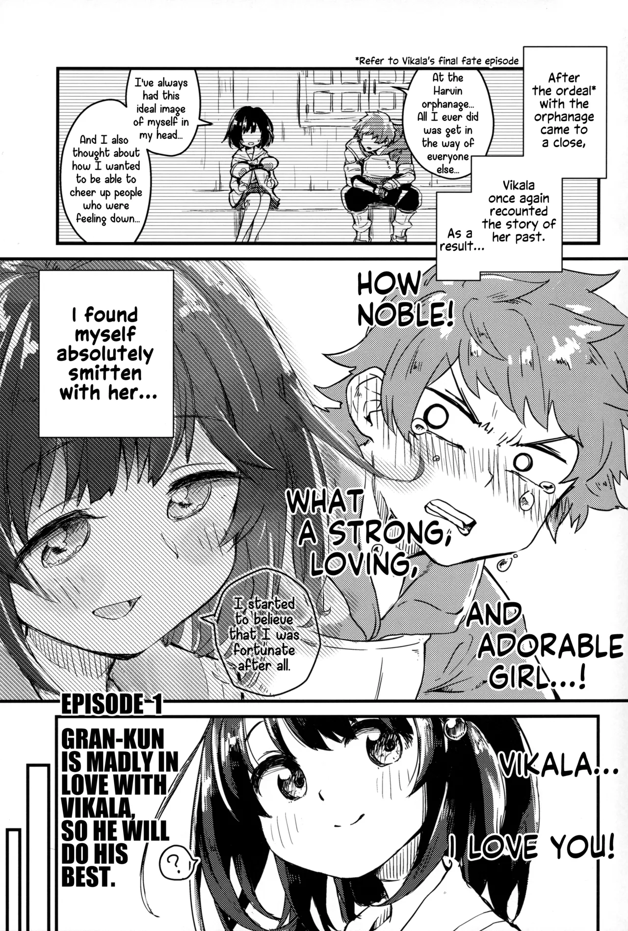 (C103) [Merry Melody Line (Hammy Aura)]Vikala ni Gachi Hore Gran-kun | Gran-kun is Madly in Love with Vikala(Granblue Fantasy) [English] [Santamariaba] Page 2